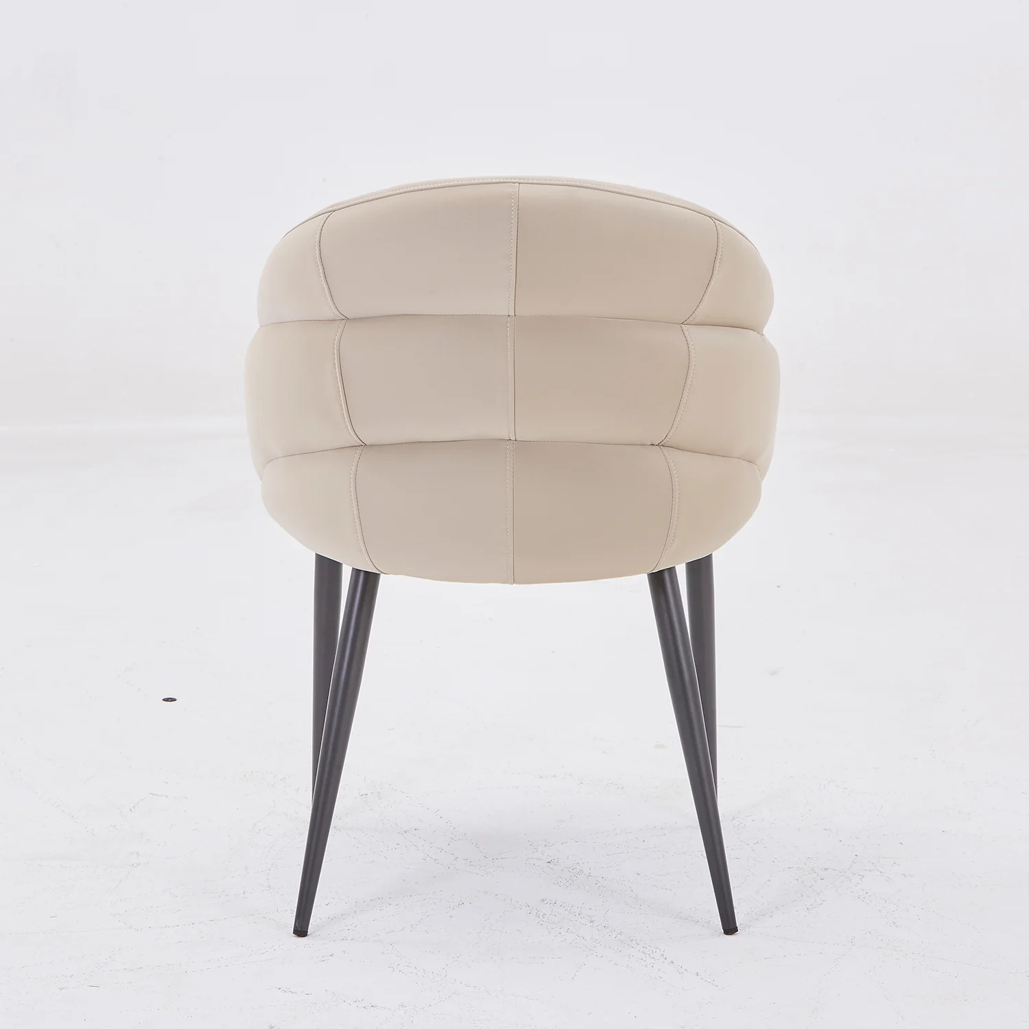 2 Sillas de Comedor Toscana Suede Beige - Image 4