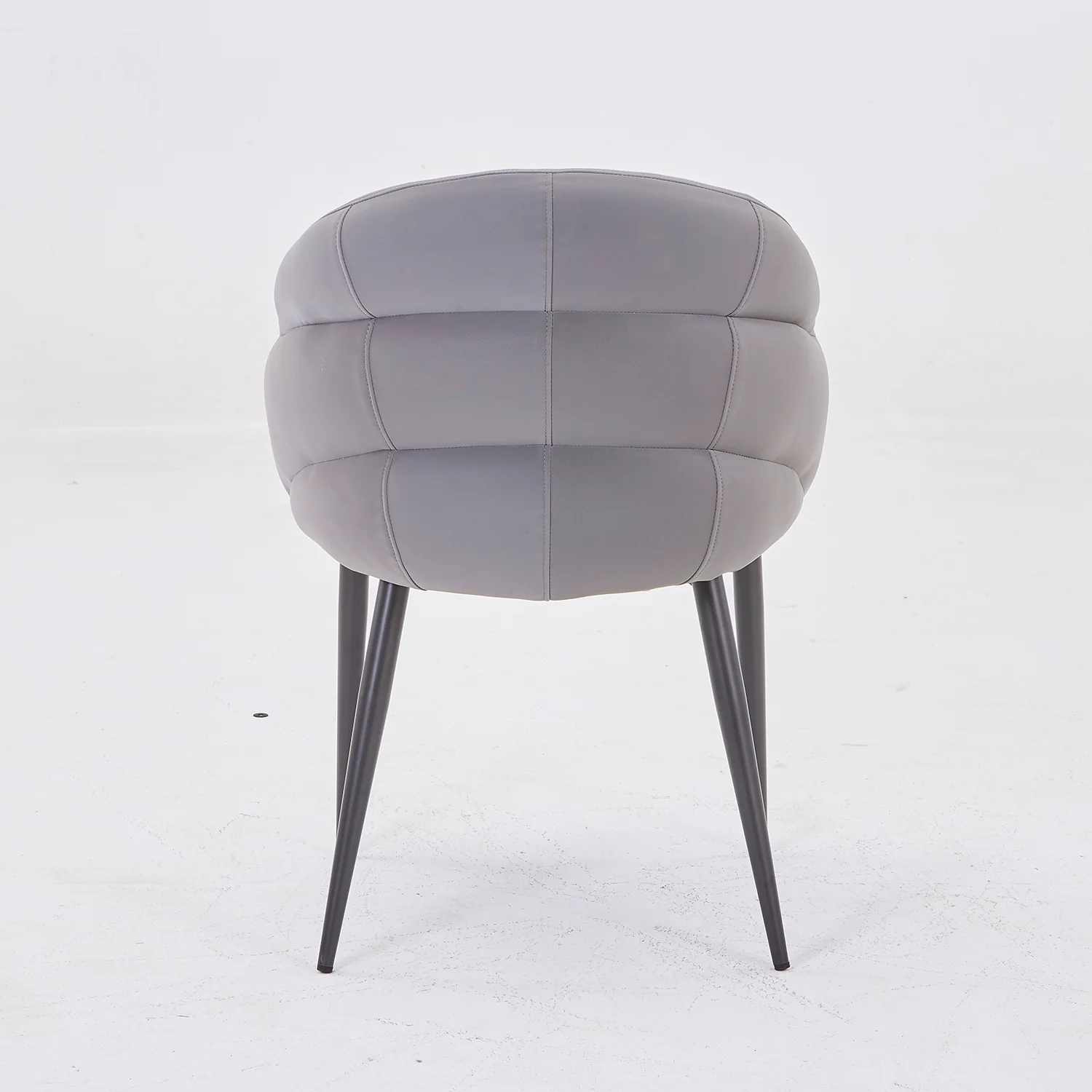 2 Sillas de Comedor Toscana Velvet Plata - Image 4