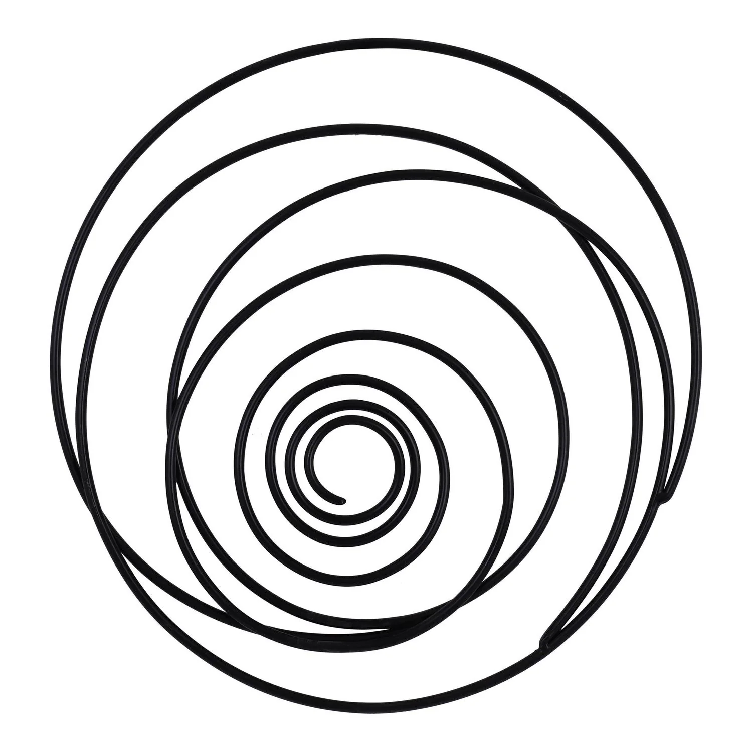 Aplique 42X7X44 Negro Espiral
