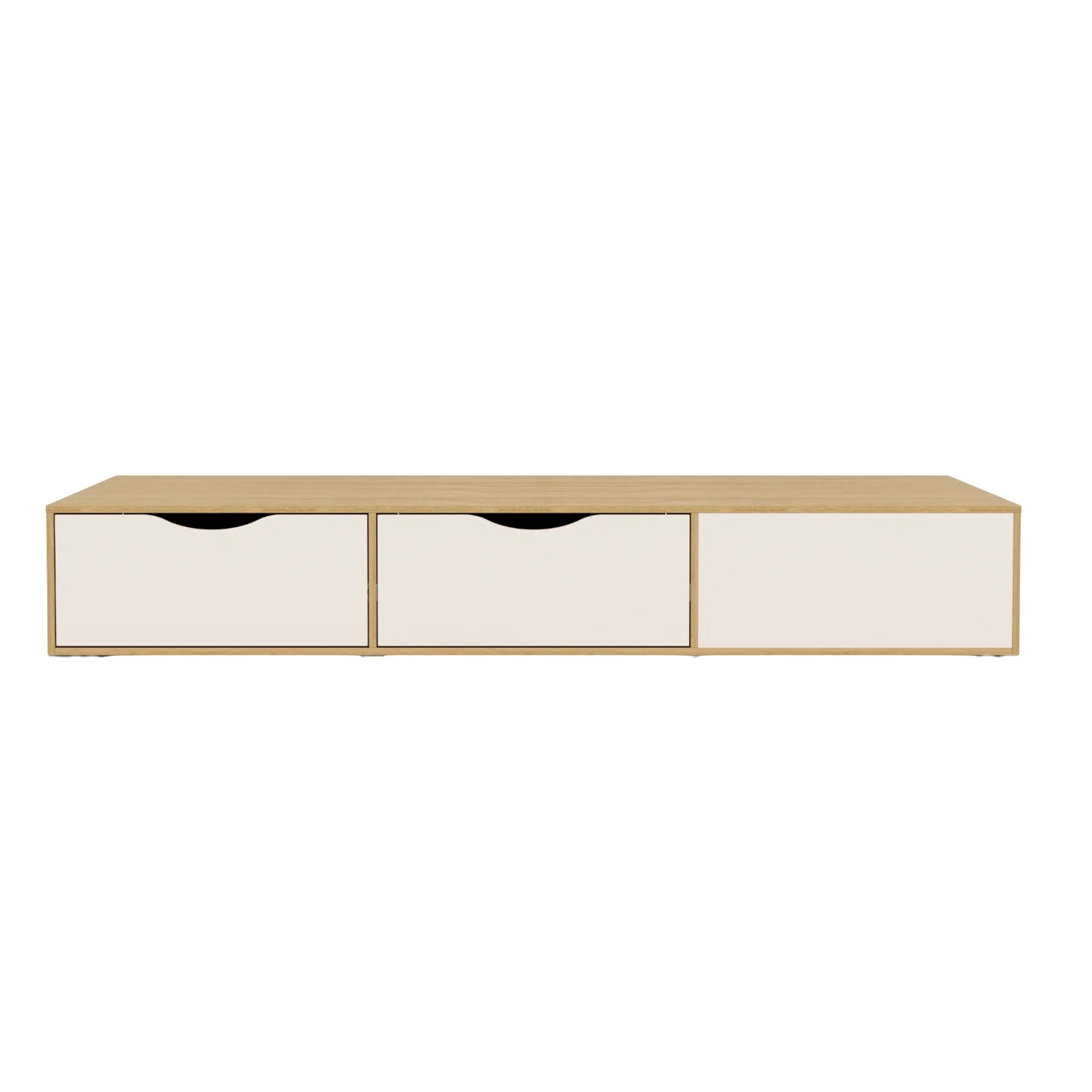 Base Cama 0.90 Compac Natural, Off White - Image 3