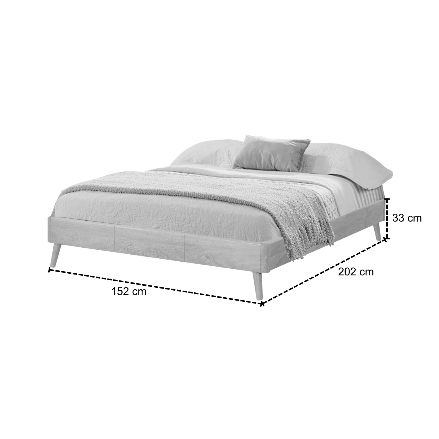 Base Cama Doble Lerner Natural - Image 3