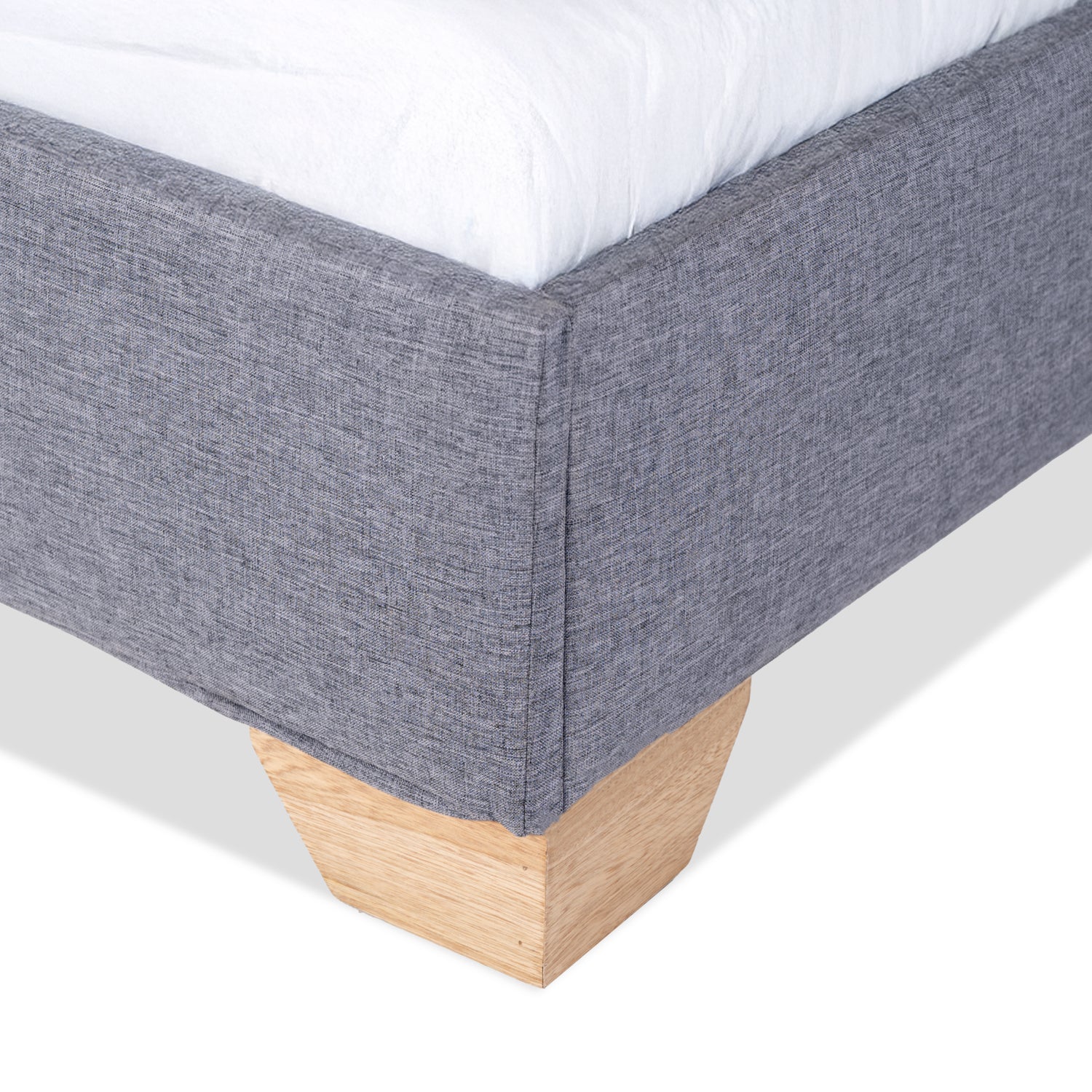 Base Cama Doble Pier Gris, Natural - Image 5