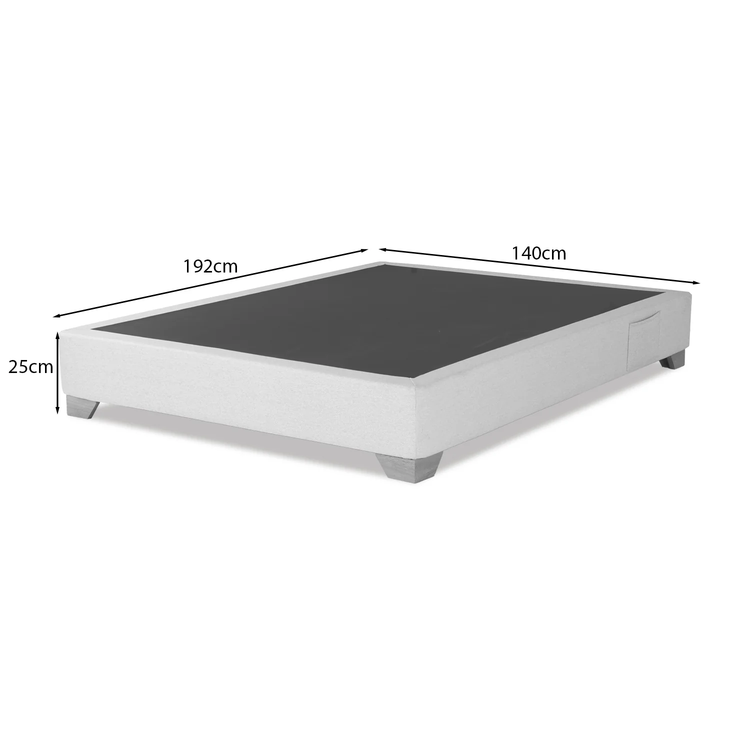 Base Cama Doble Taylor Eurolino Taupe - Image 3