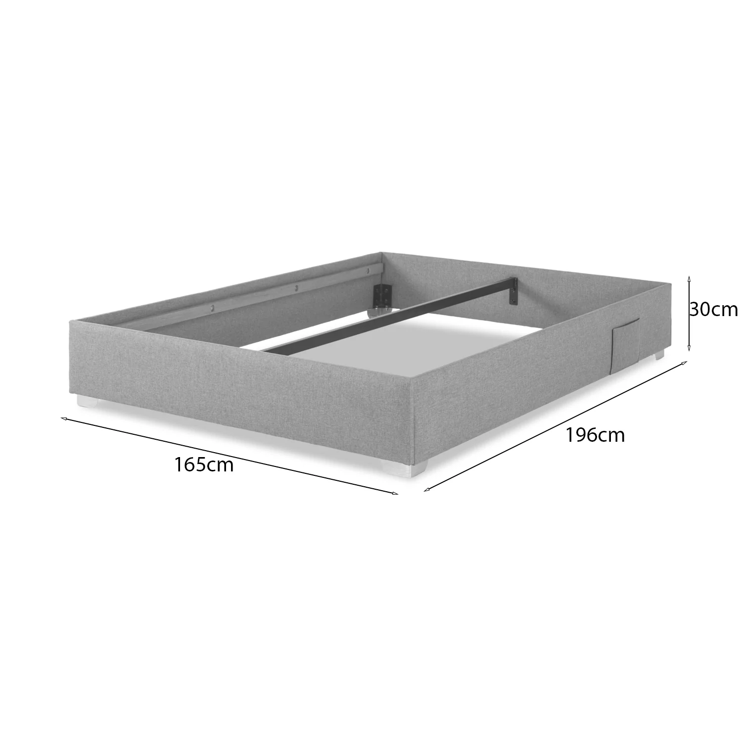 Base Cama Queen Pier Desarmable Negro - Image 7
