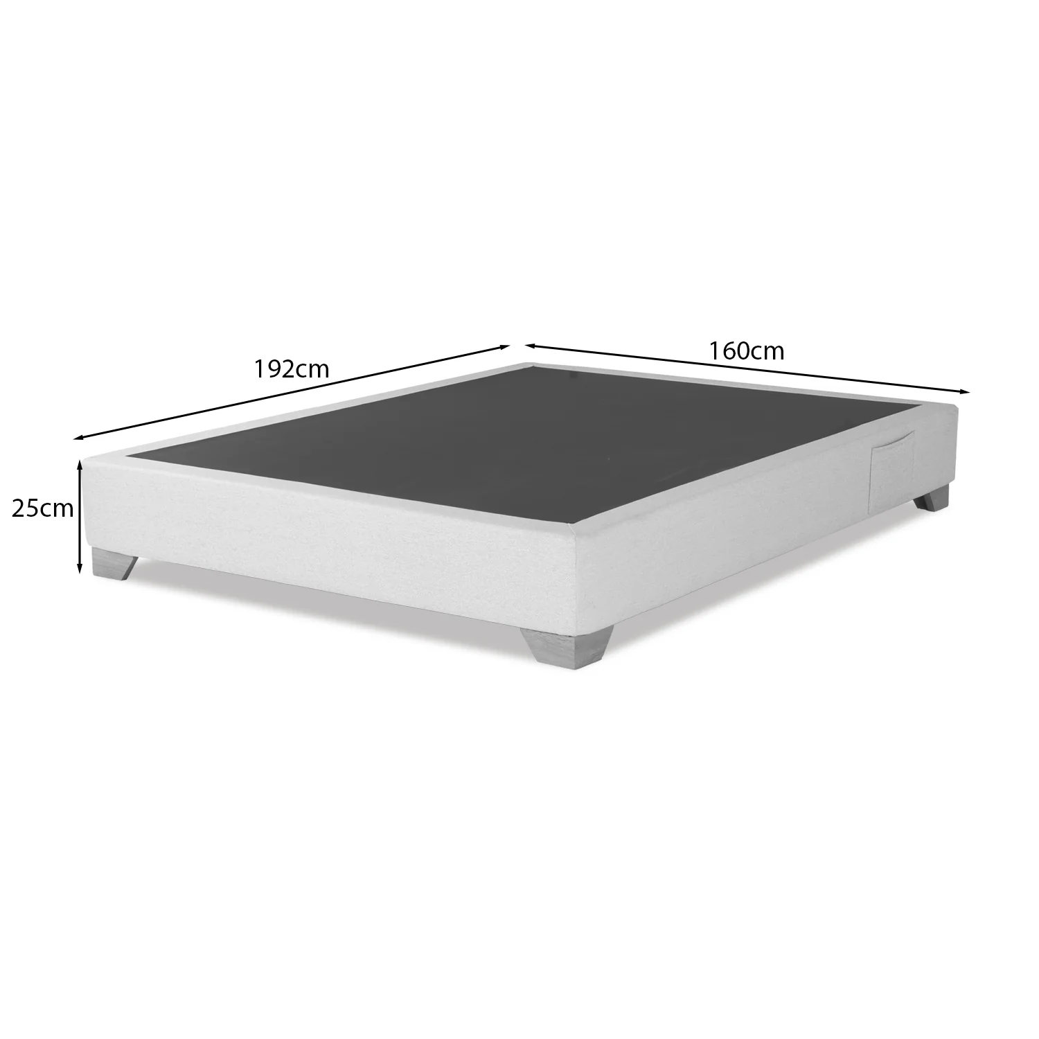 Base Cama Queen Taylor Eurolino Plata Par - Image 3