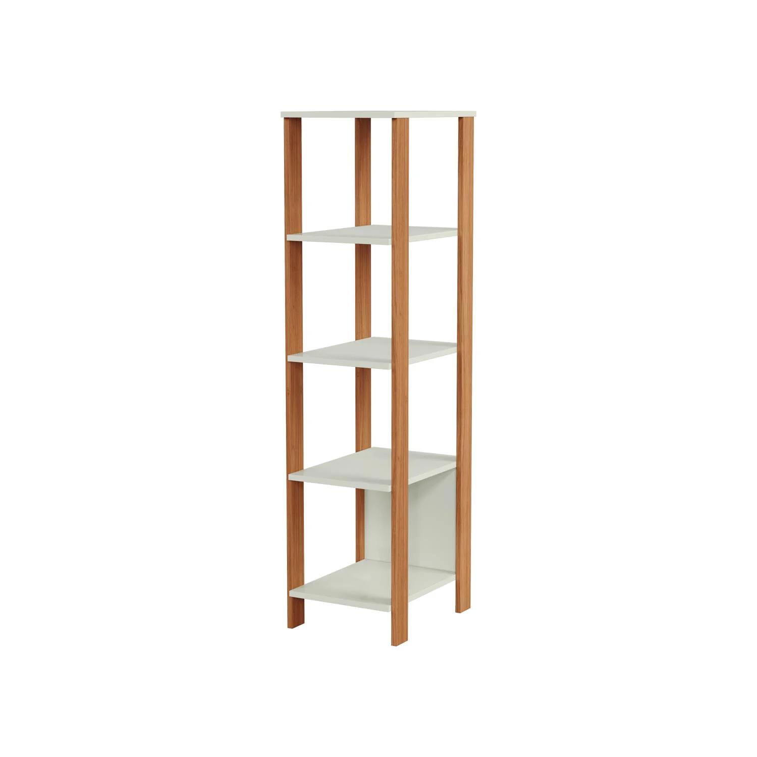 Biblioteca Cox 33X135X44 Off White, Natural - Image 3