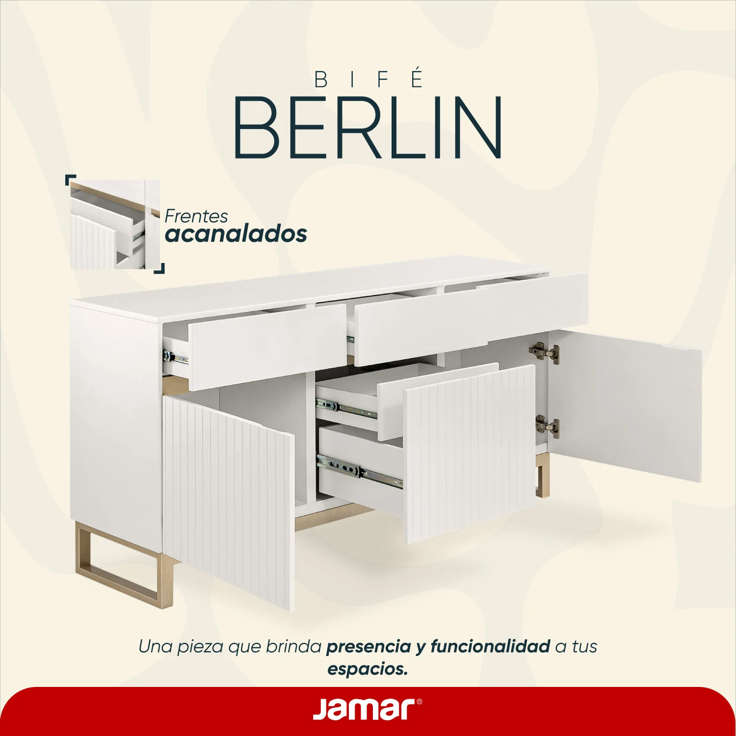 Bifé Berlin Blanco Perla, Champaña Premium - Image 6