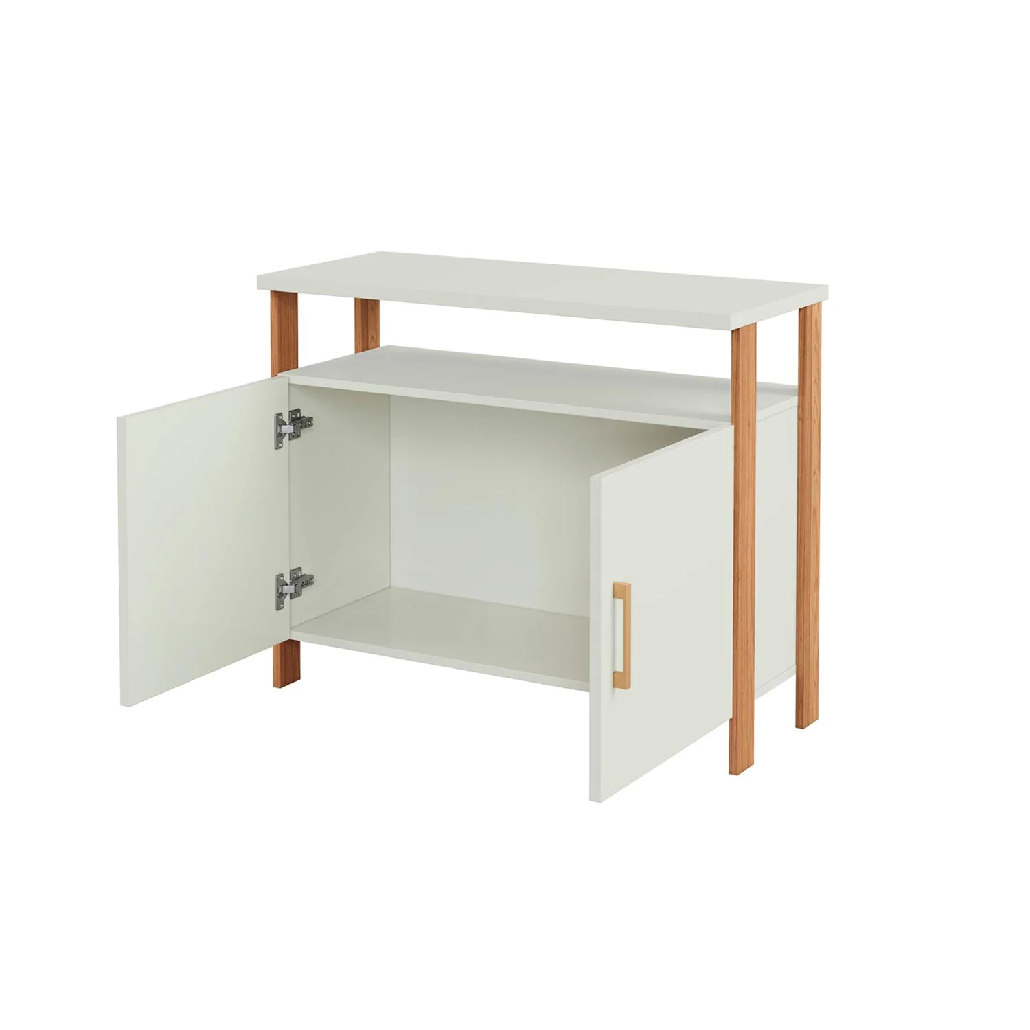 Bifé Cox 89X73X38 Off White, Natural - Image 4