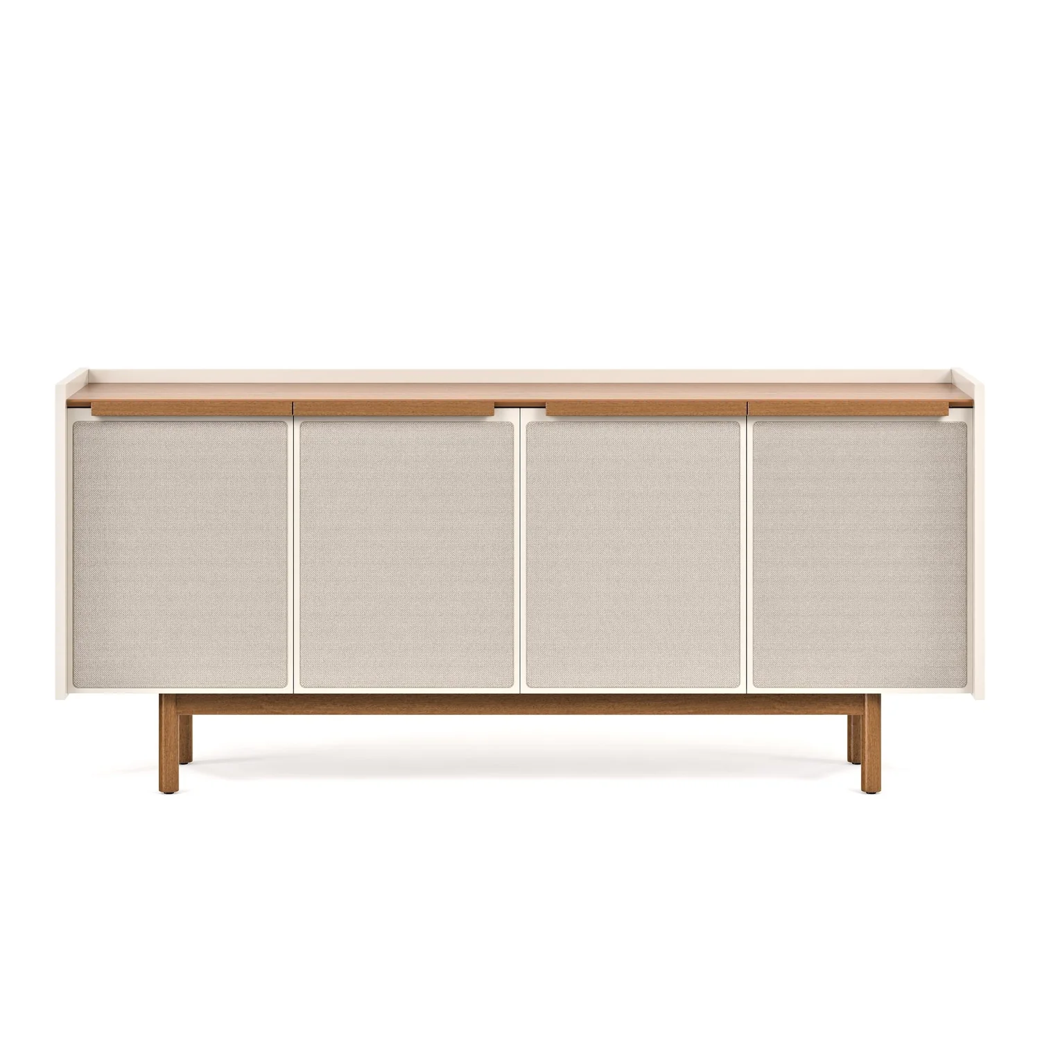 Bifé Zoe Off White, Natural Malla 80X160X39