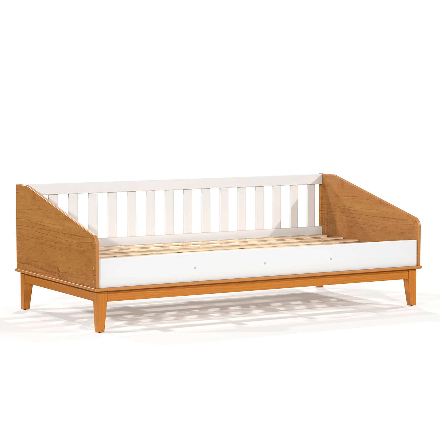 Cama 0.90 Tivoly Blanco, Natural - Image 4