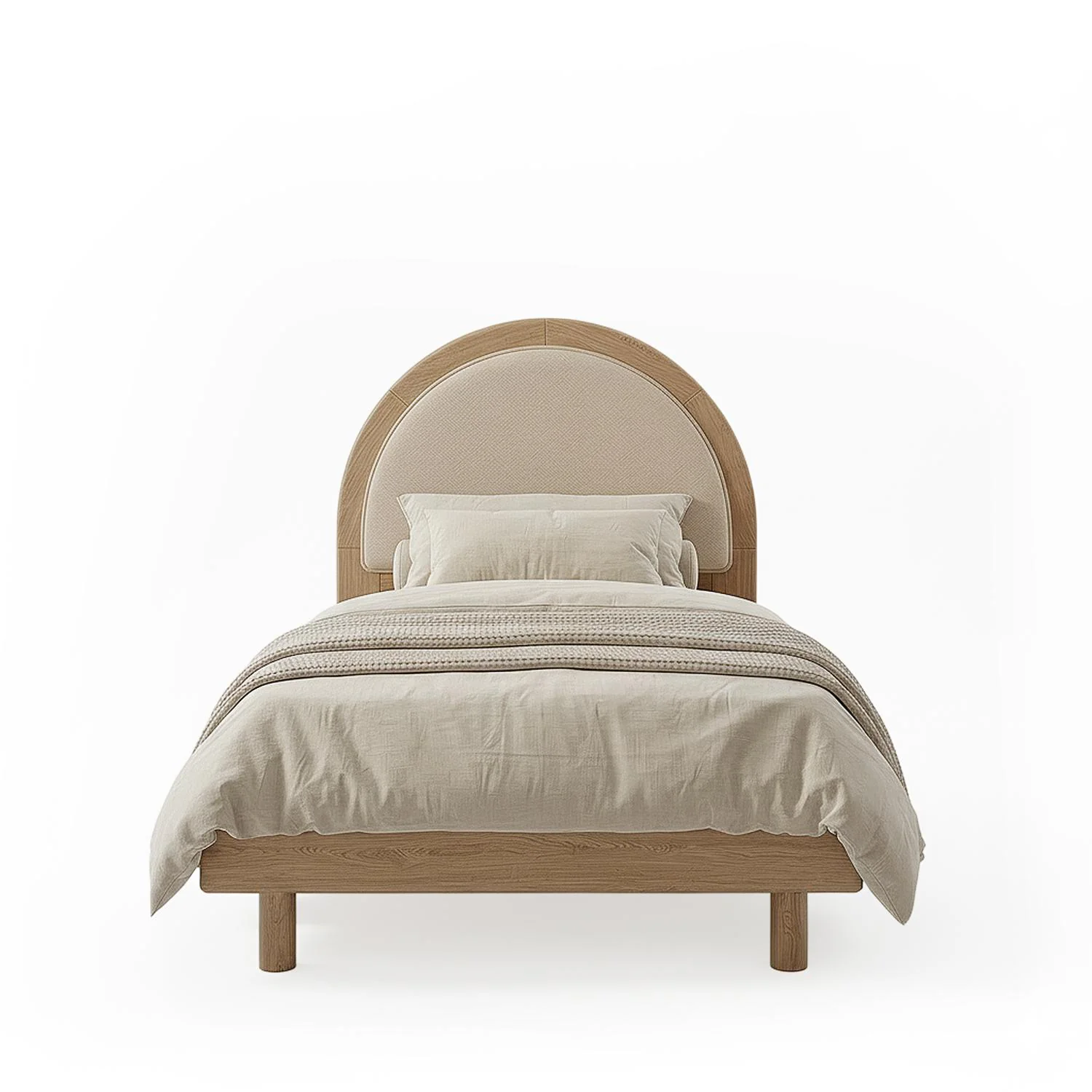 Cama 1.00 Porter Eurolino Arena Natural - Image 3