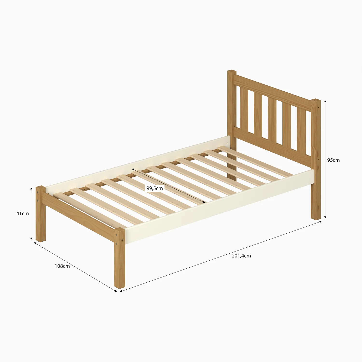 Cama 1.00 Reni Natural Off White - Image 5