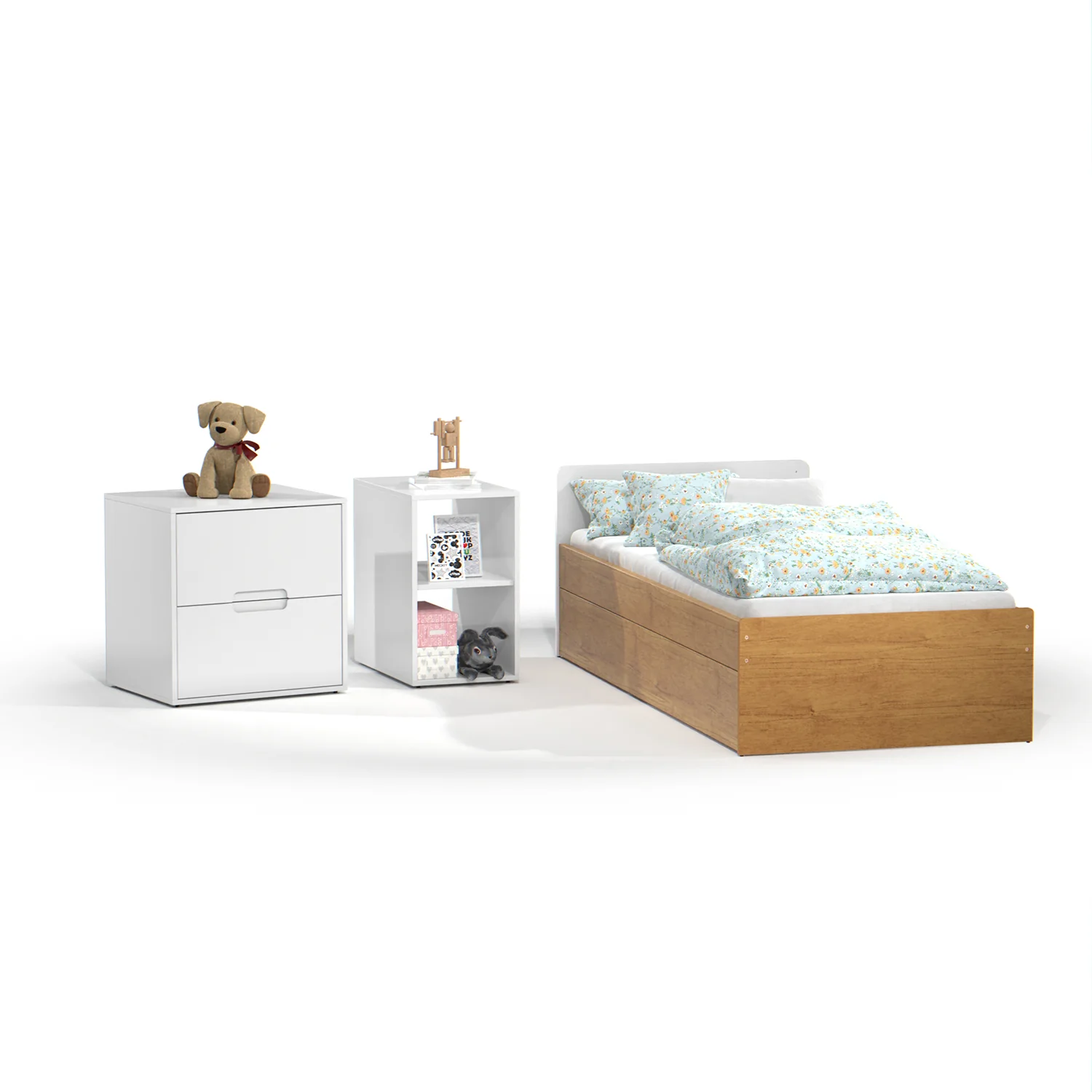Cama Cuna Para Bebé Moys Blanco, Miel - Image 10