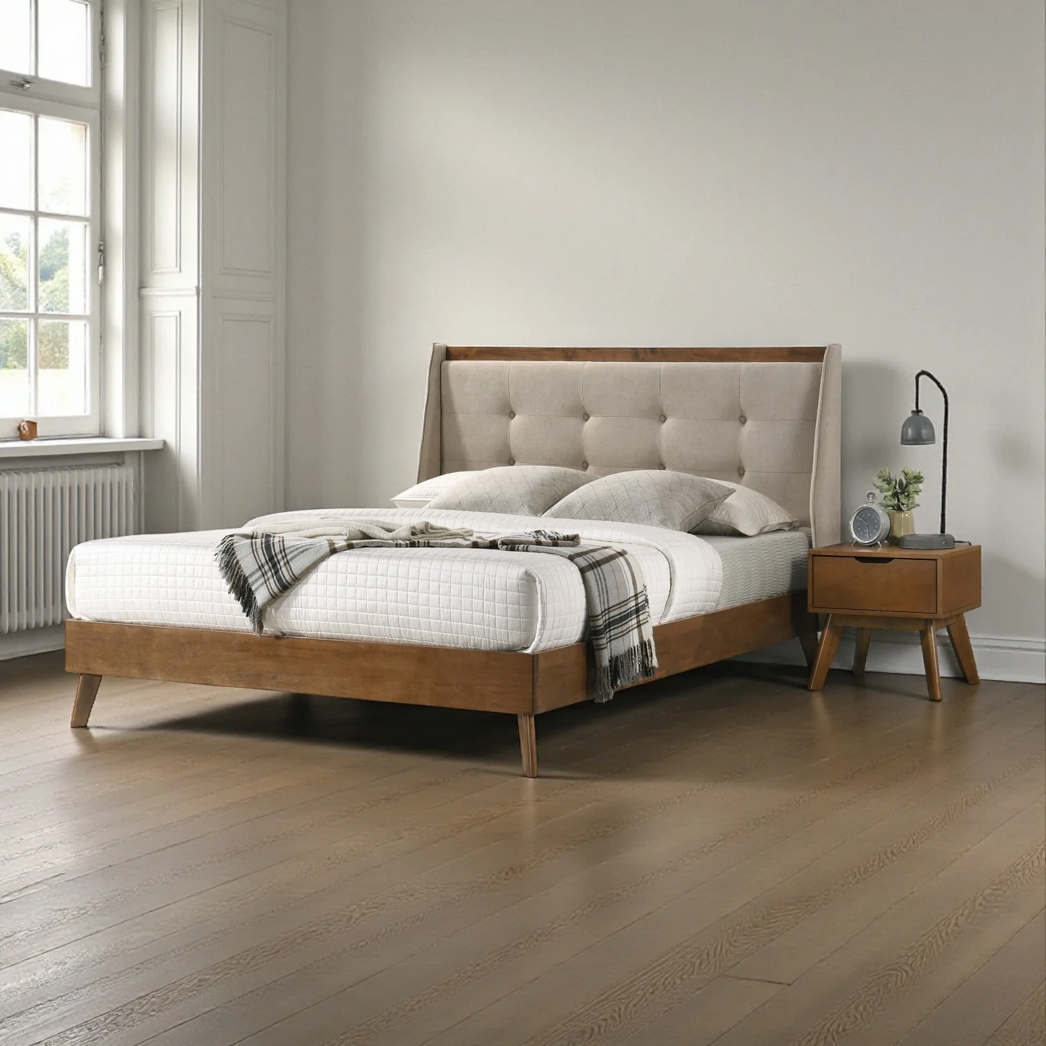 Cama Doble Andora Marron - Image 2