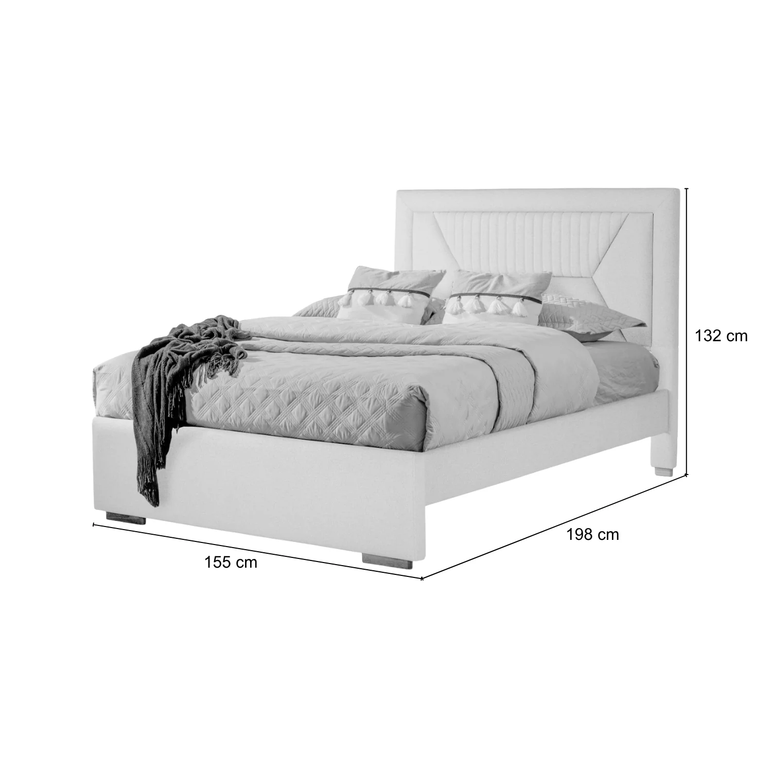 Cama Doble Praga Eurolino Bali Beige - Image 5