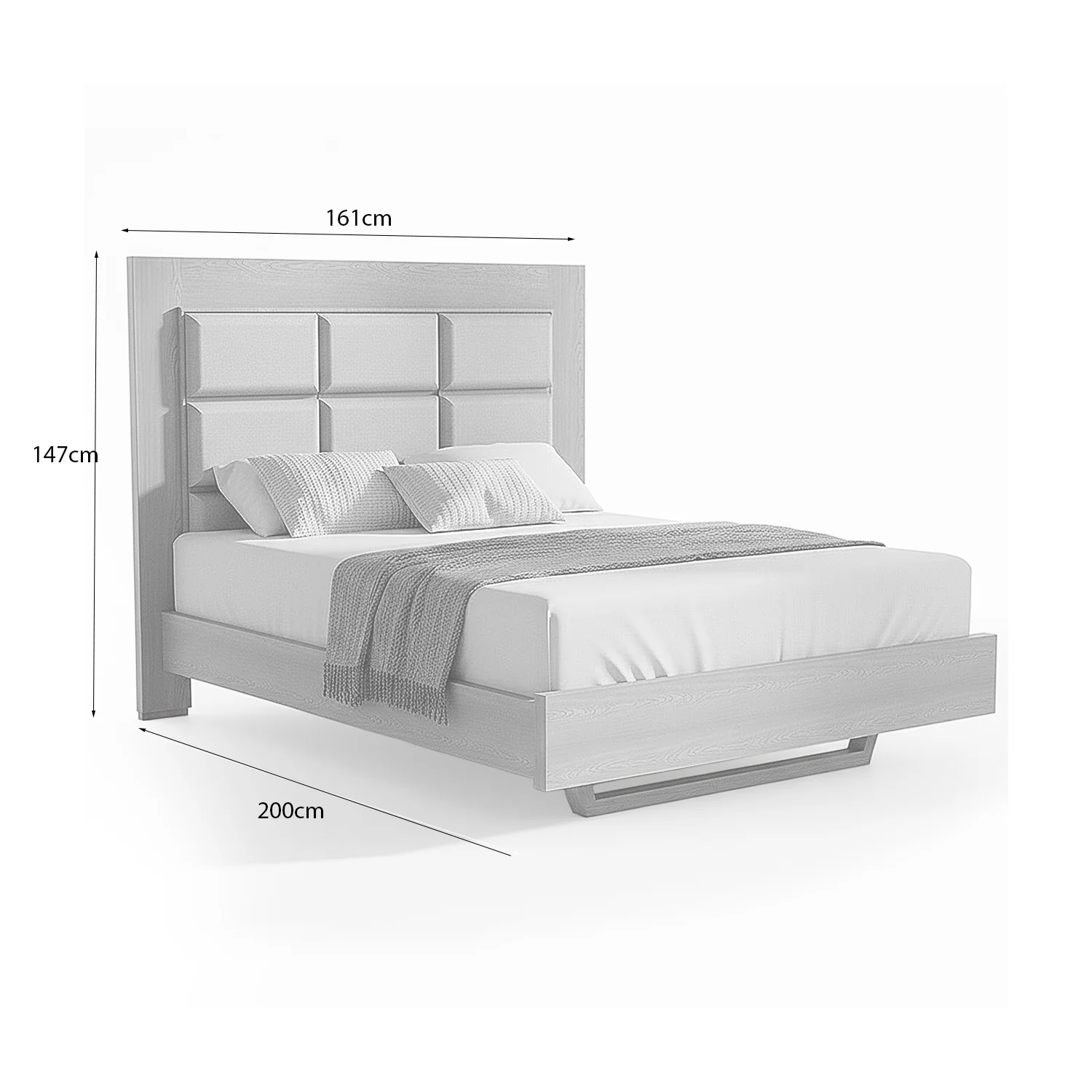 Cama Doble Turin Eurolino Arena, Natural - Image 5