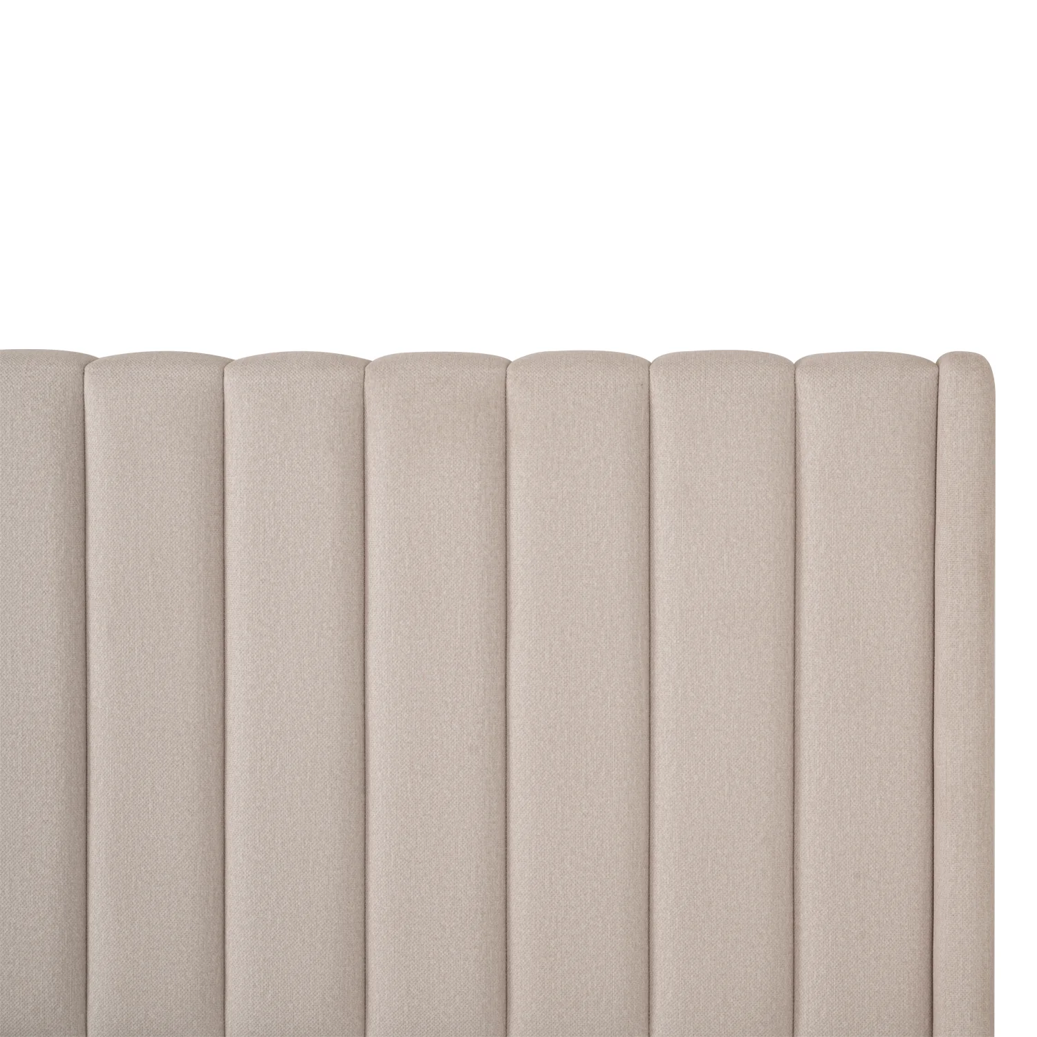 Cama King Harrison Microfibra Crudo, Champaña - Image 3