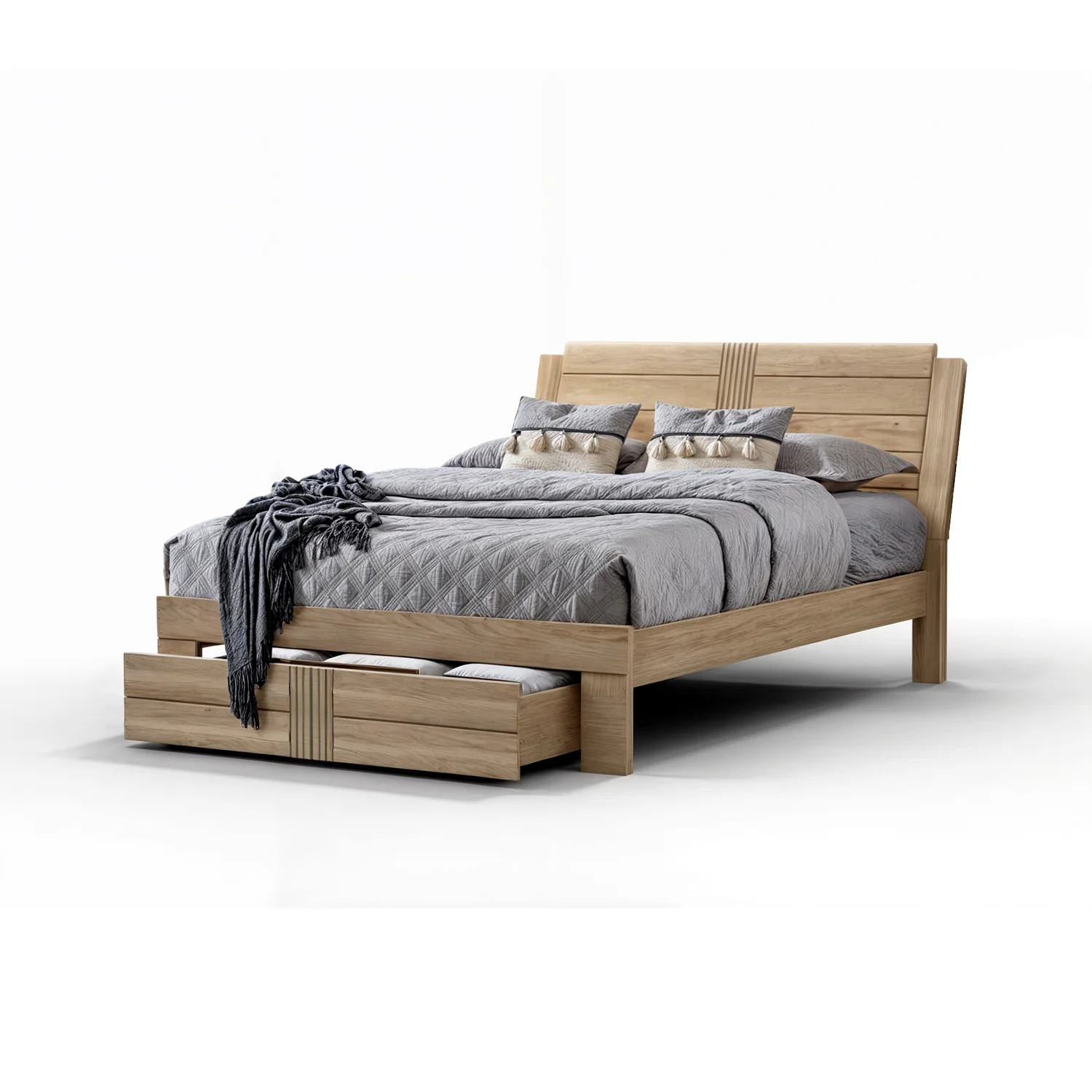 Cama King Ibiza Natural - Image 3