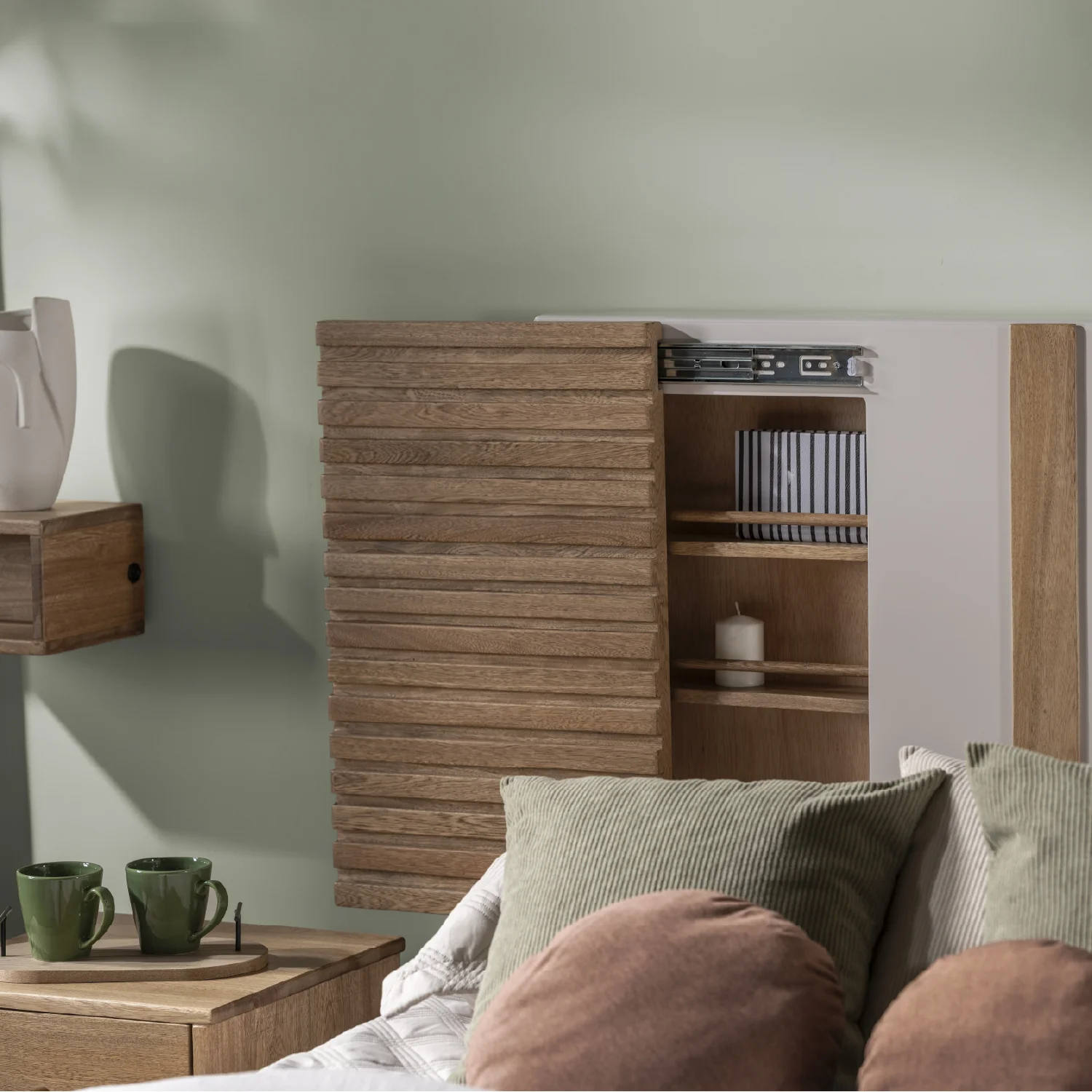 Cama King Omega Natural, Greige - Image 4