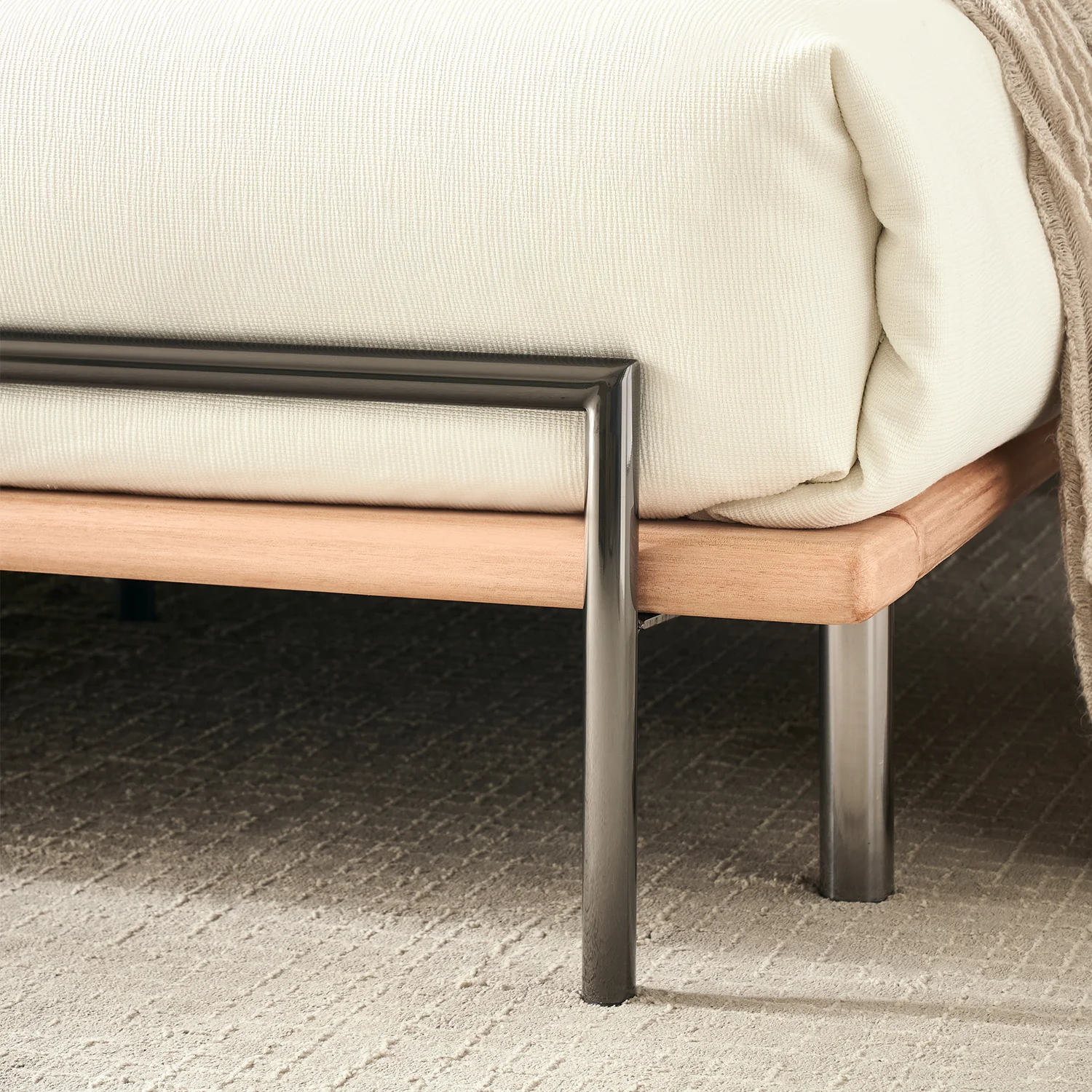 Cama King York Boucle Gris Oscuro - Image 9
