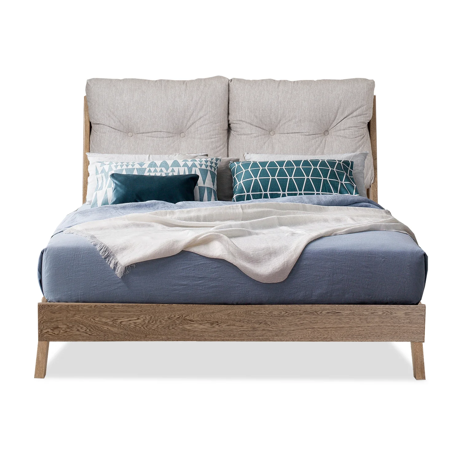 Cama Queen Alky Crudo, Natural - Image 7