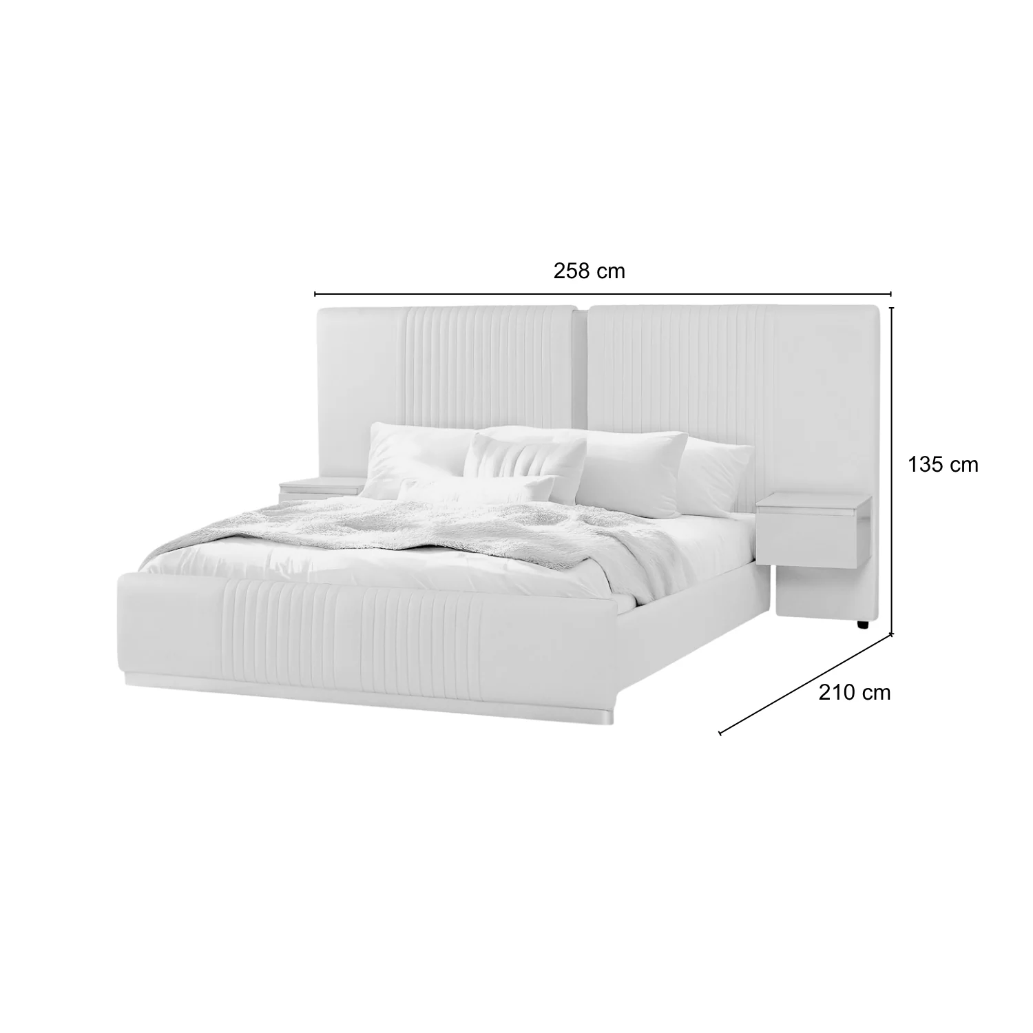 Cama Queen Celestia Eurolino Perla, Champaña - Image 6