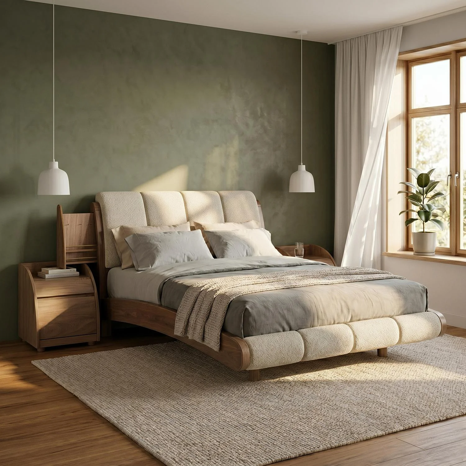 Cama Queen Estambul Eurolino Arena, Natural - Image 4