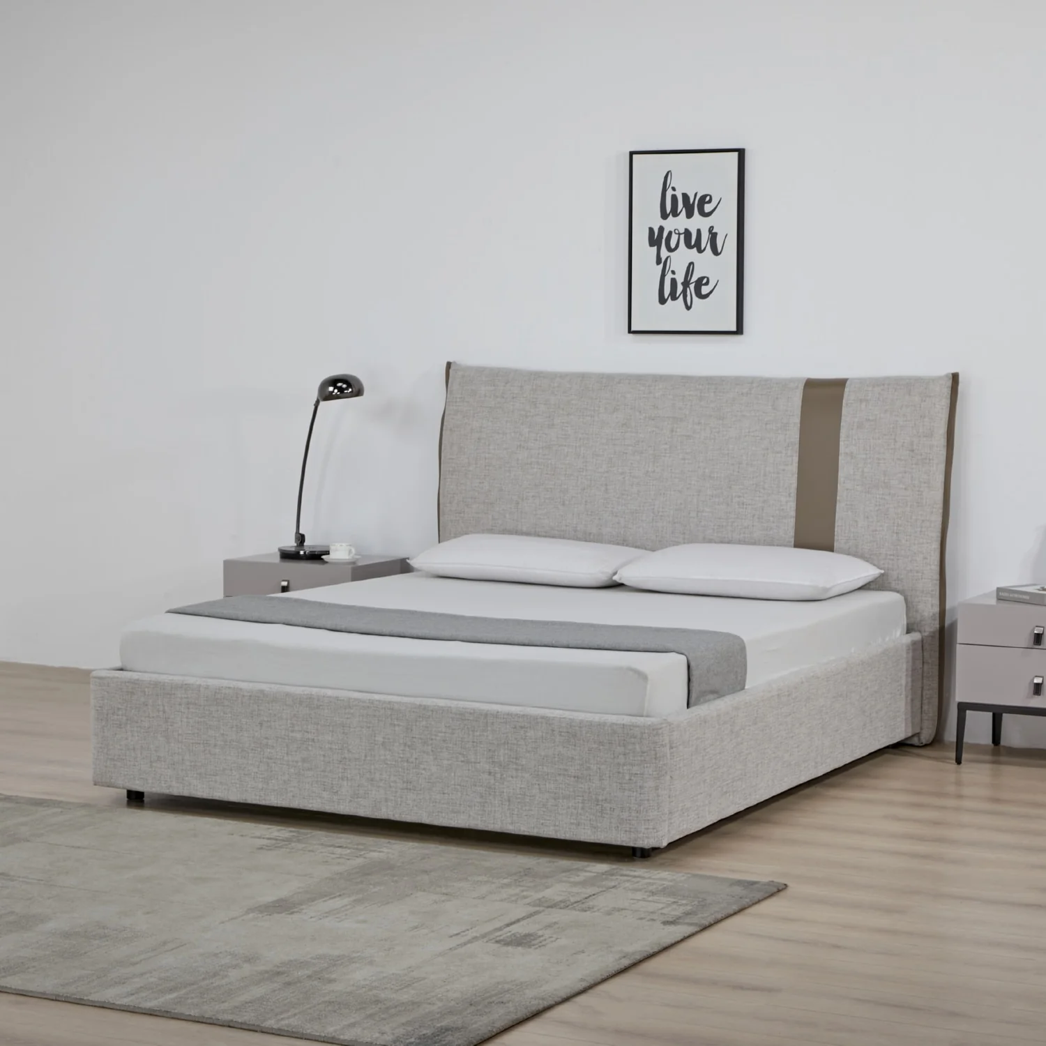 Cama Queen Gales Crudo - Image 2