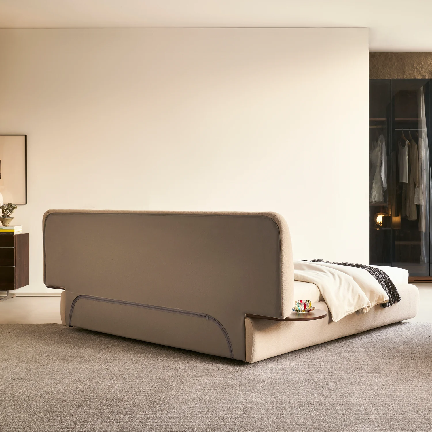 Cama Queen Toronto Boucle Crema - Image 8
