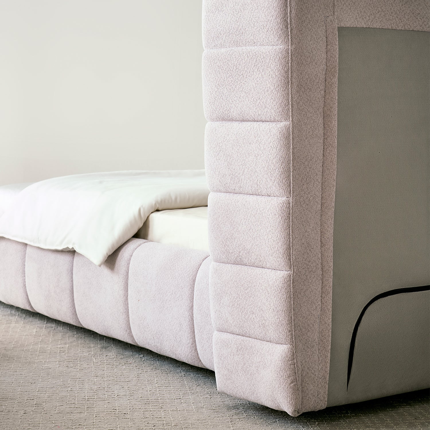 Cama Queen Toscana Velvet Café - Image 12