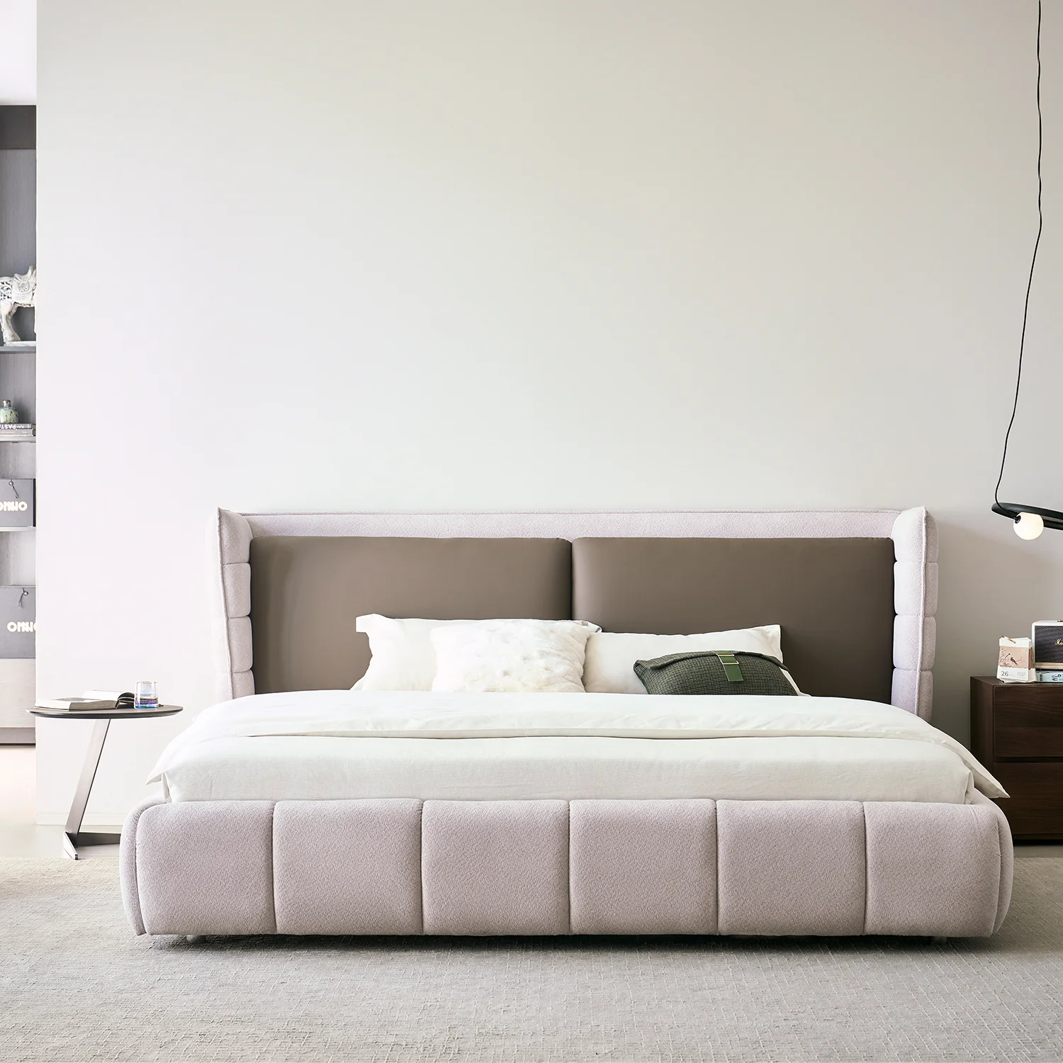 Cama Queen Toscana Velvet Café - Image 3