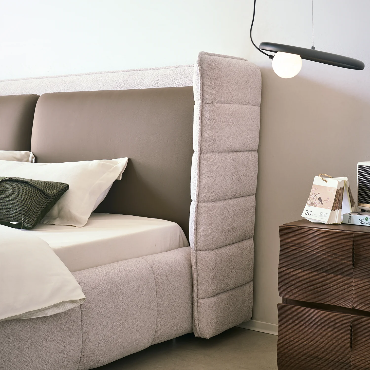 Cama Queen Toscana Velvet Café - Image 9