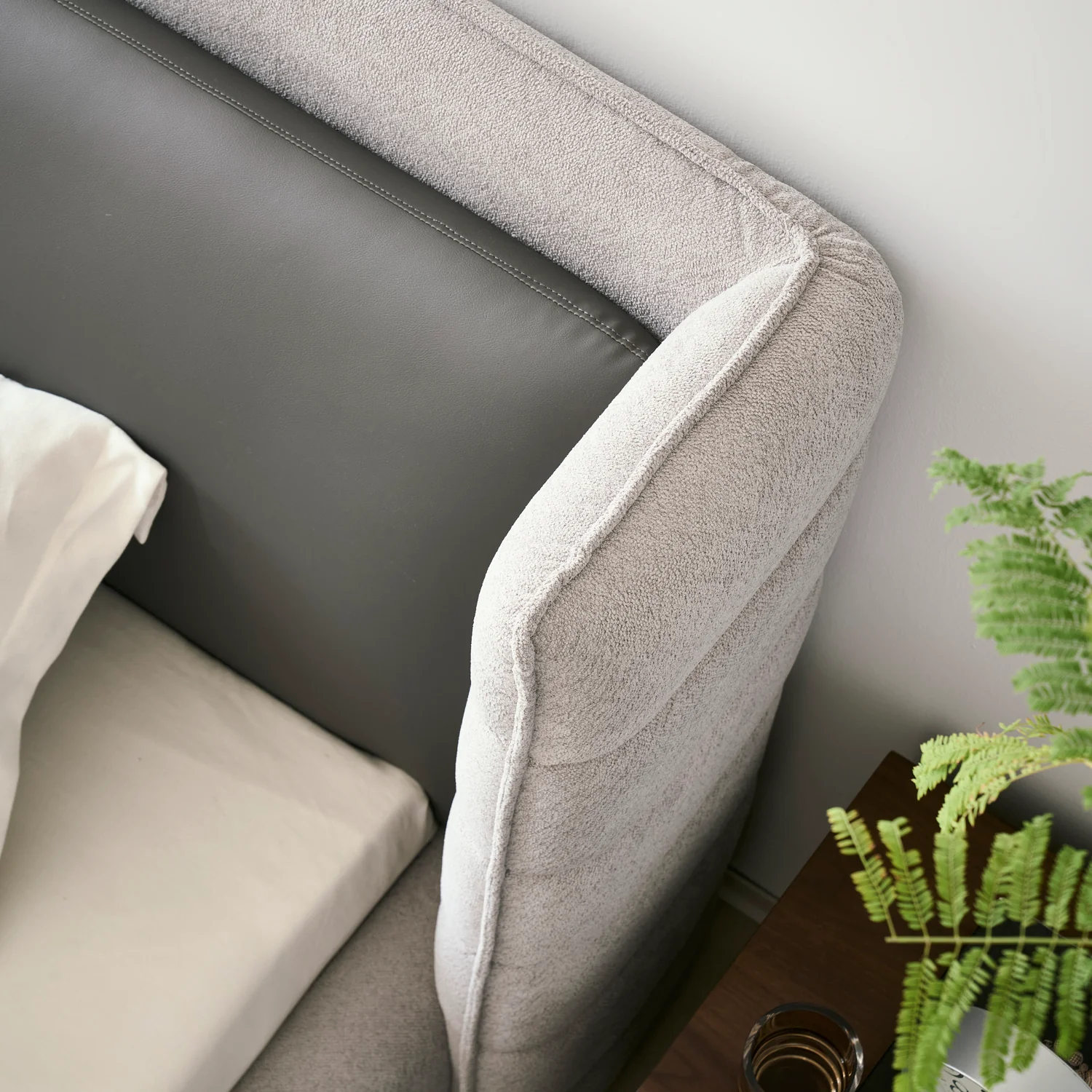 Cama Queen Toscana Velvet Gris - Image 10
