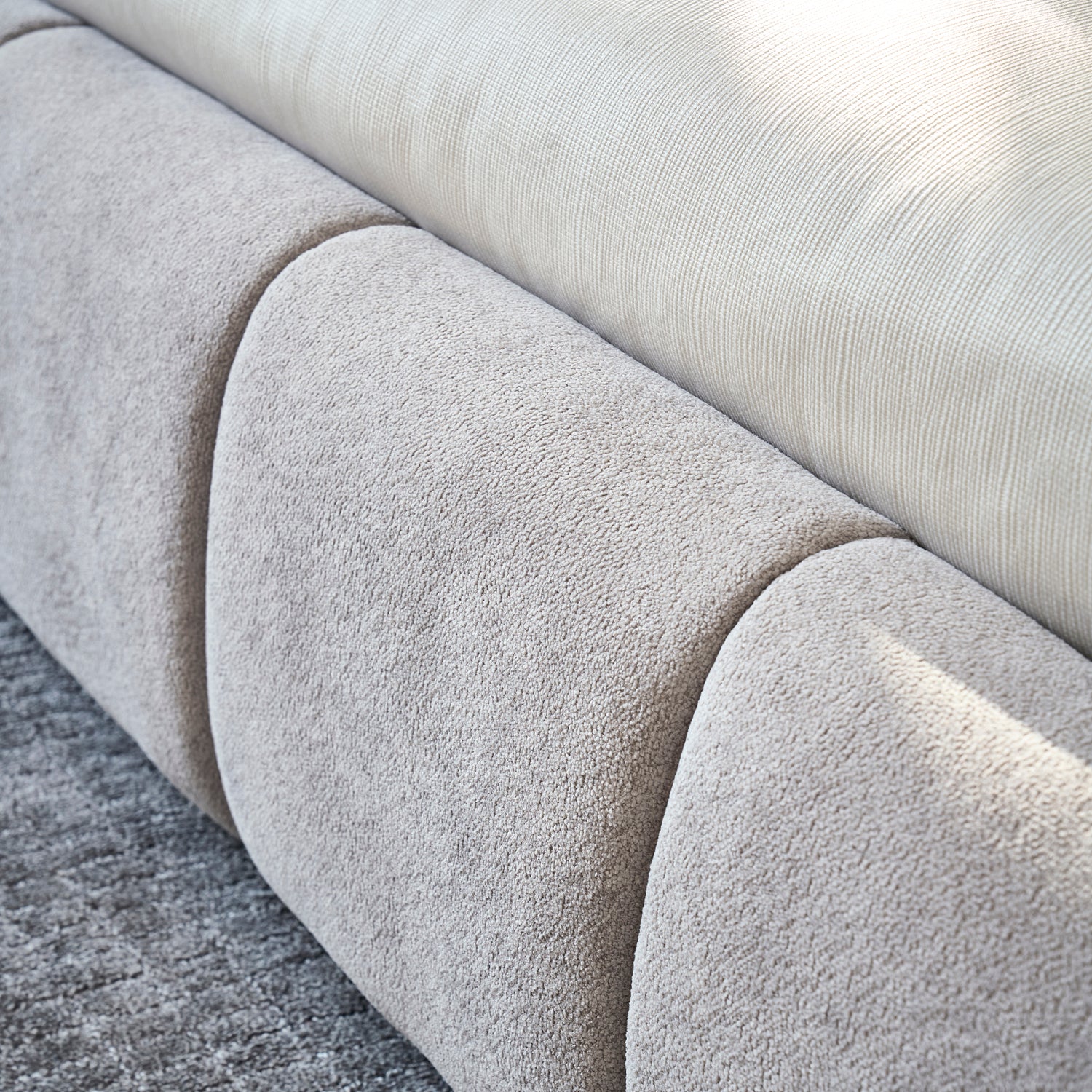 Cama Queen Toscana Velvet Gris - Image 11