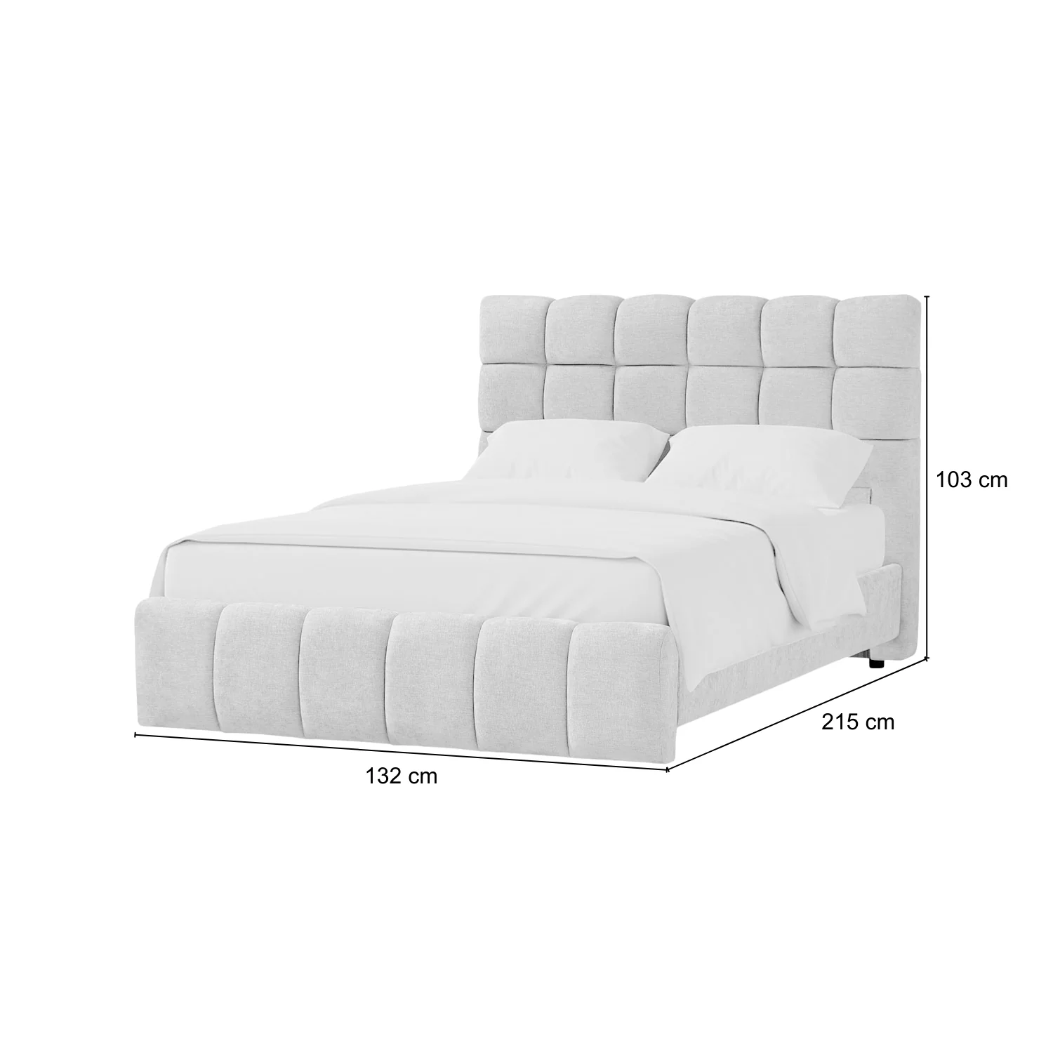 Cama Semi Doble Oklam Microfibra Touch Almendra - Image 6