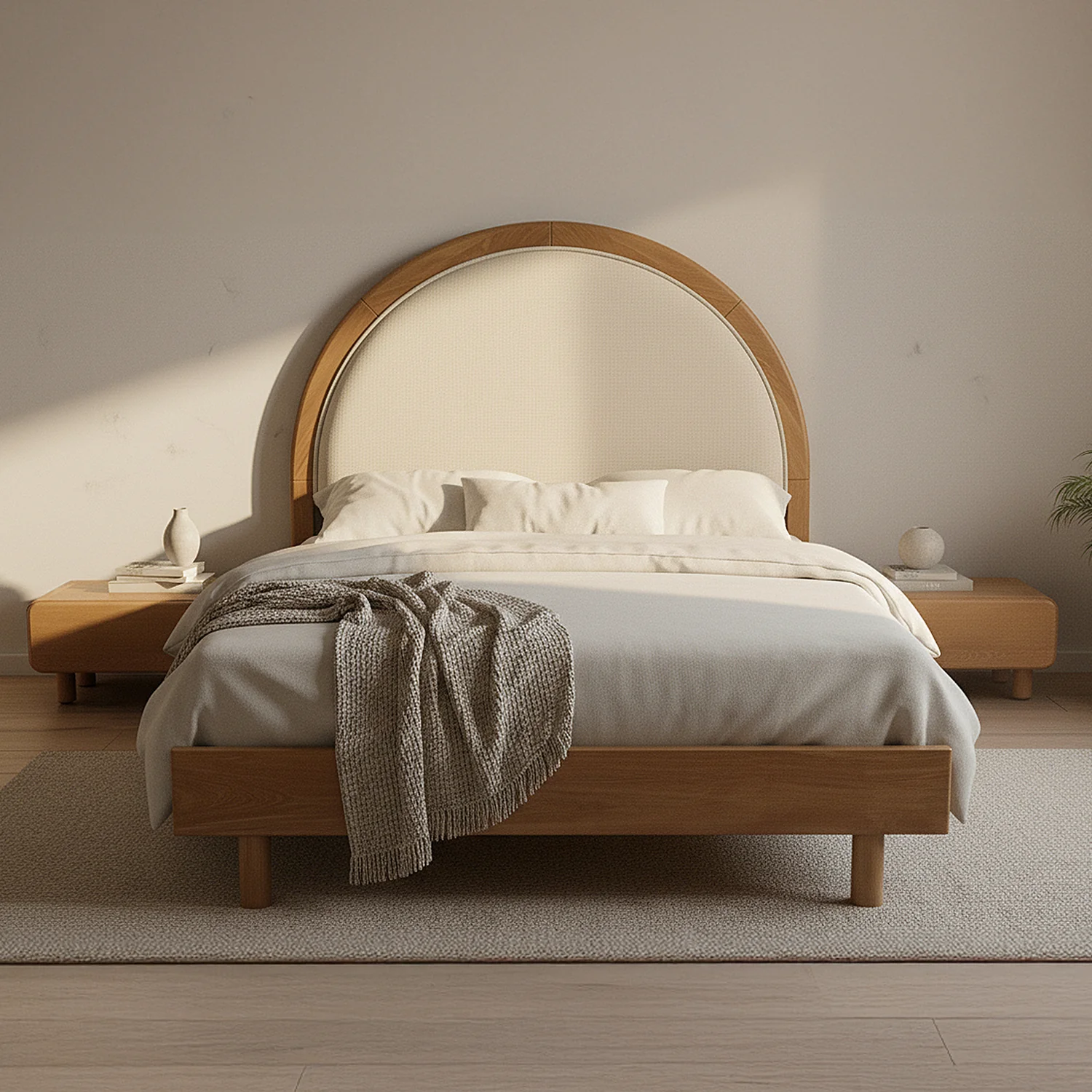 Cama Semi Doble Porter Eurolino Arena, Natural - Image 2