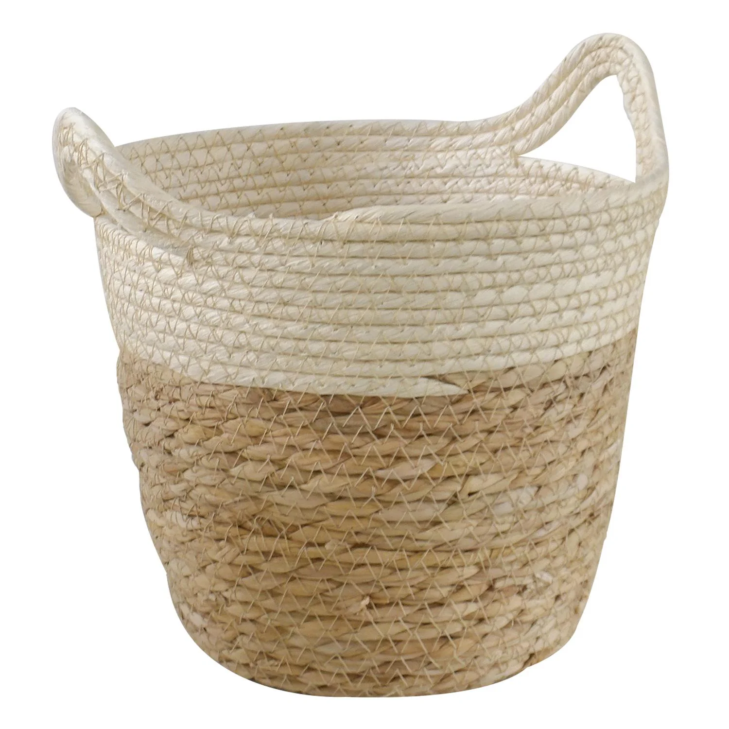 Canasto 23X26X23Cm Circular Fique Beige