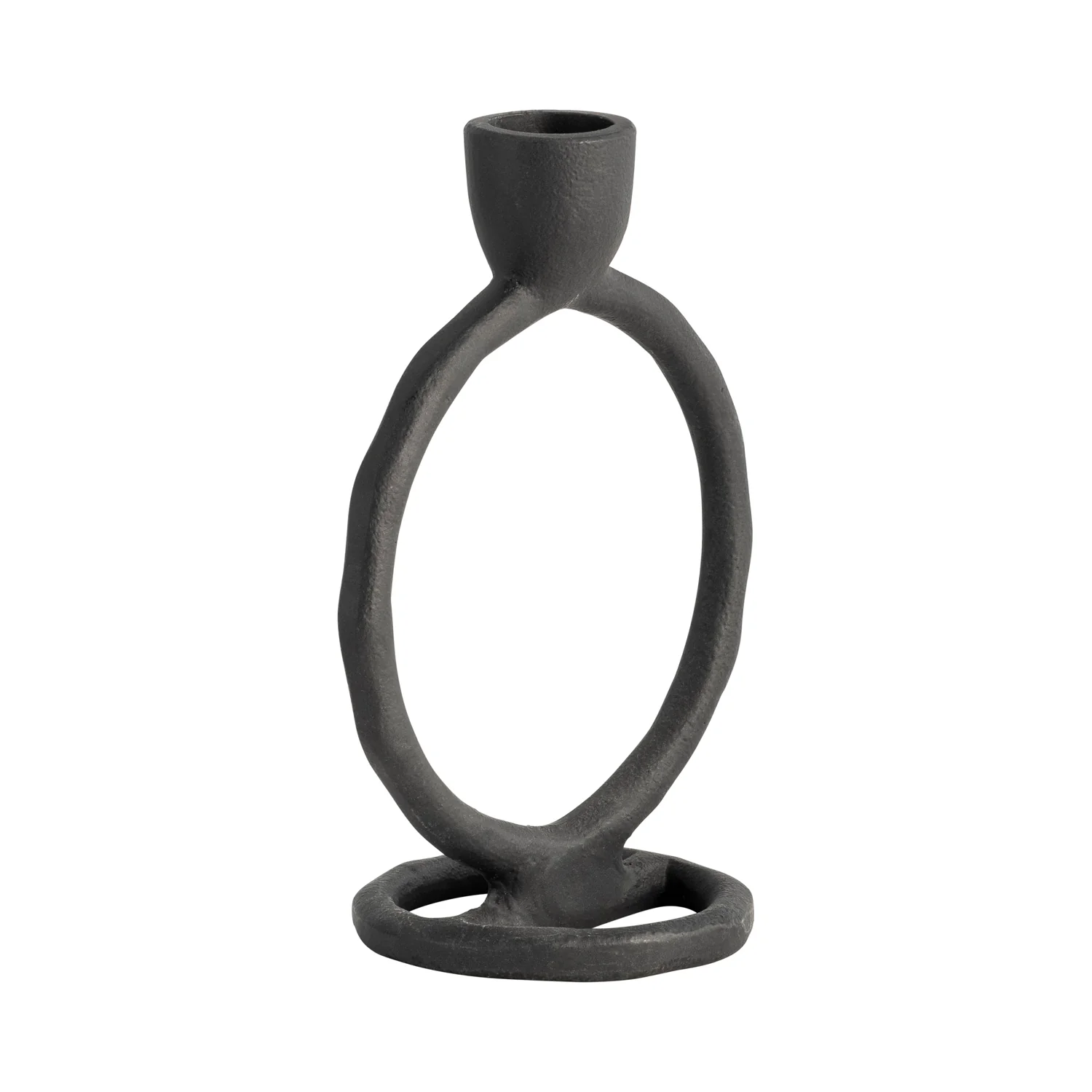 Candelabro 15X10X8 Negro Circular - Image 3