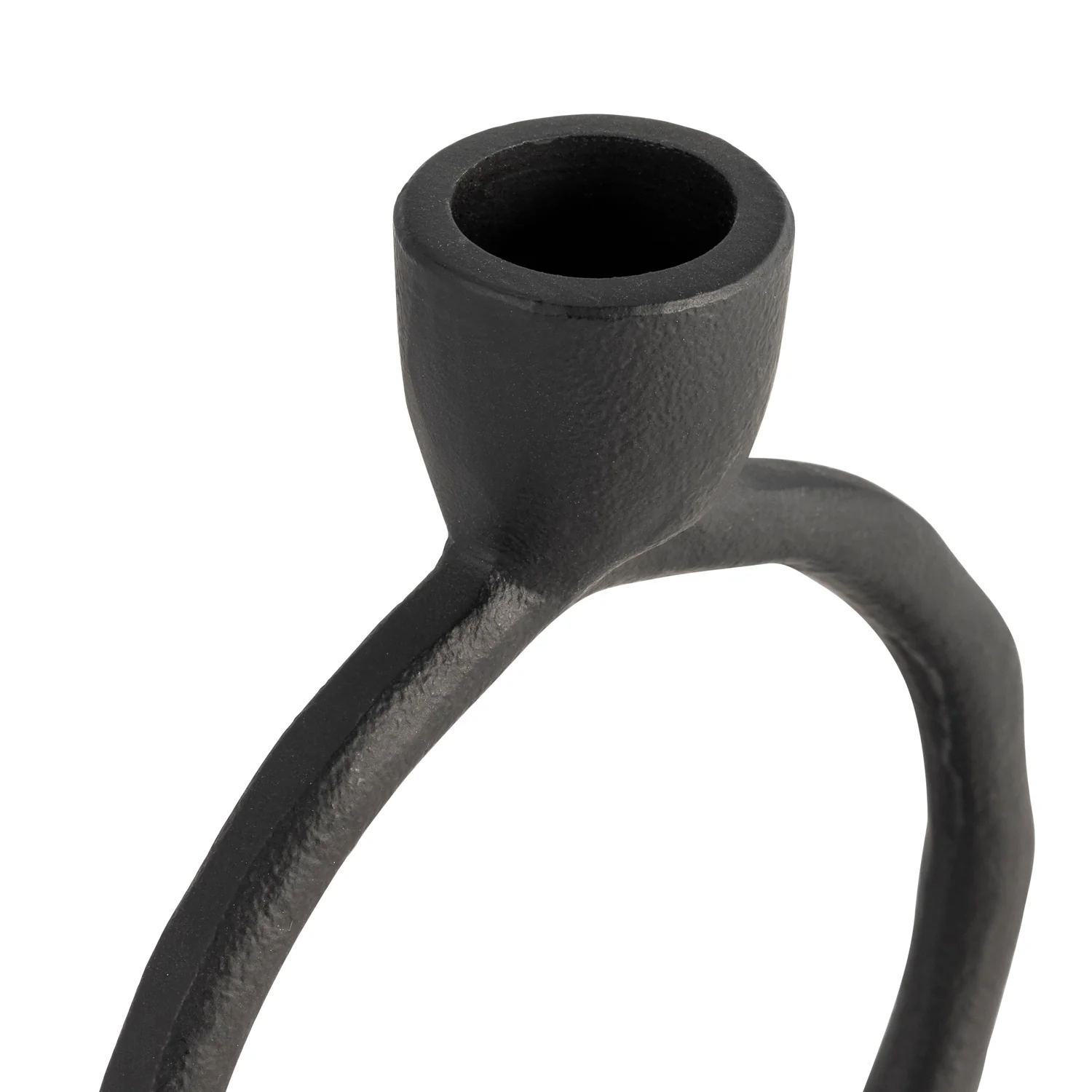 Candelabro 15X10X8 Negro Circular - Image 4