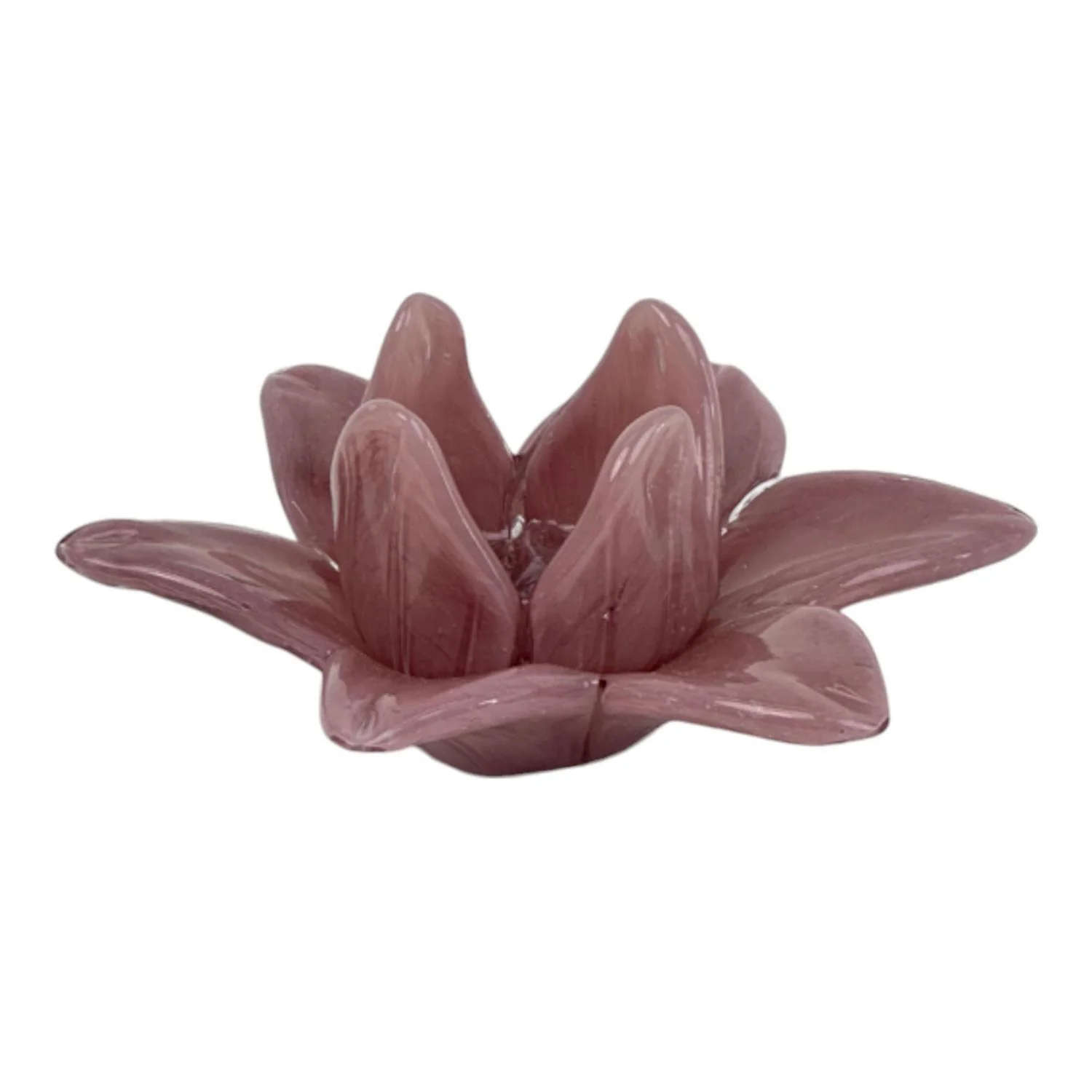 Candelabro 15X15X6 Flor Rosa Vieja F243