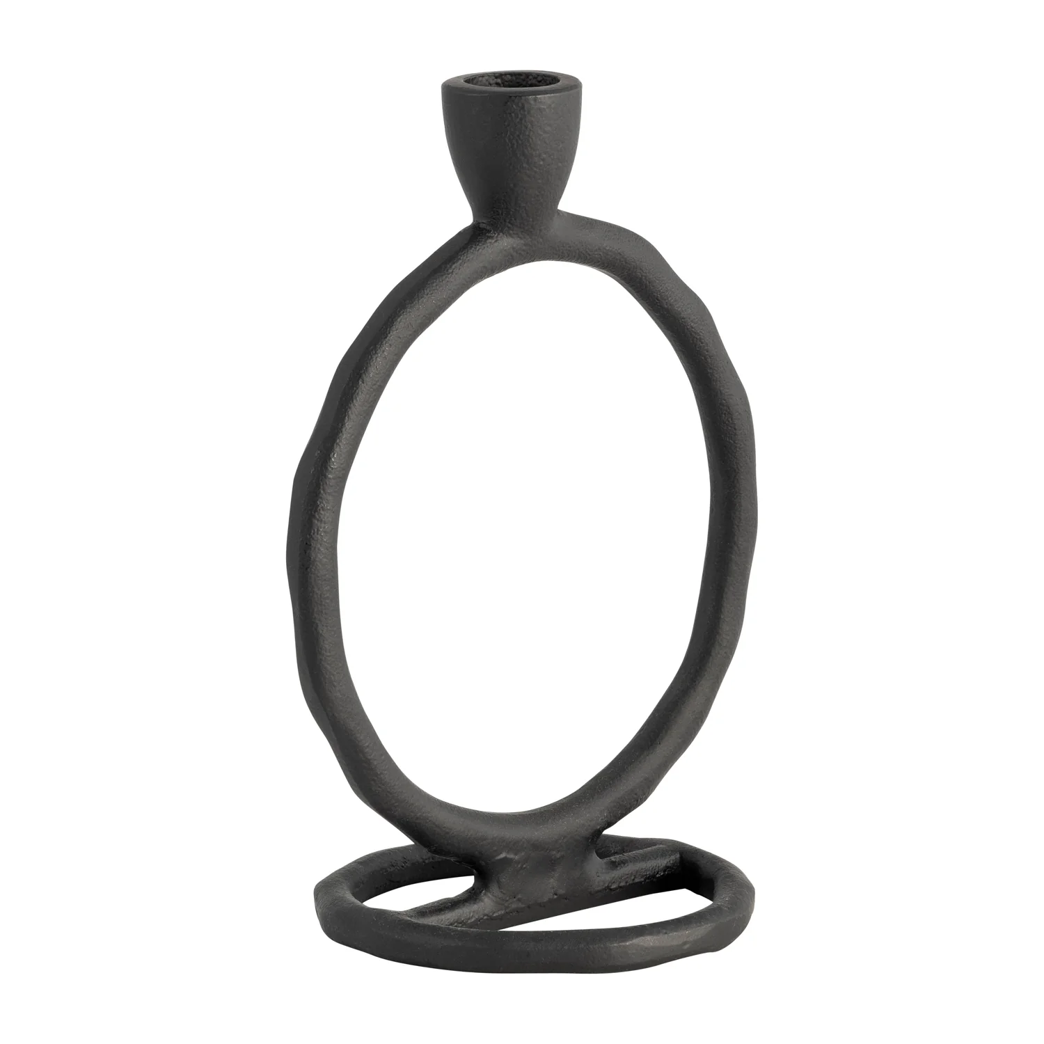 Candelabro 18X15X10 Negro Circular - Image 3
