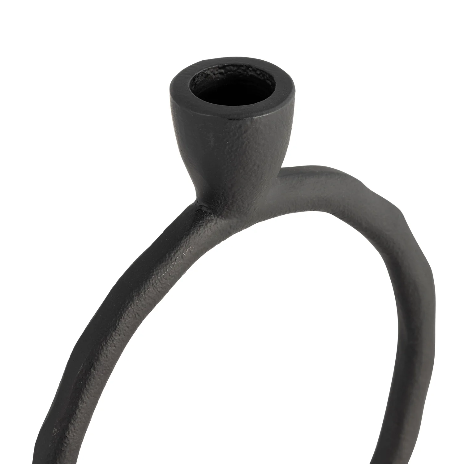 Candelabro 18X15X10 Negro Circular - Image 4