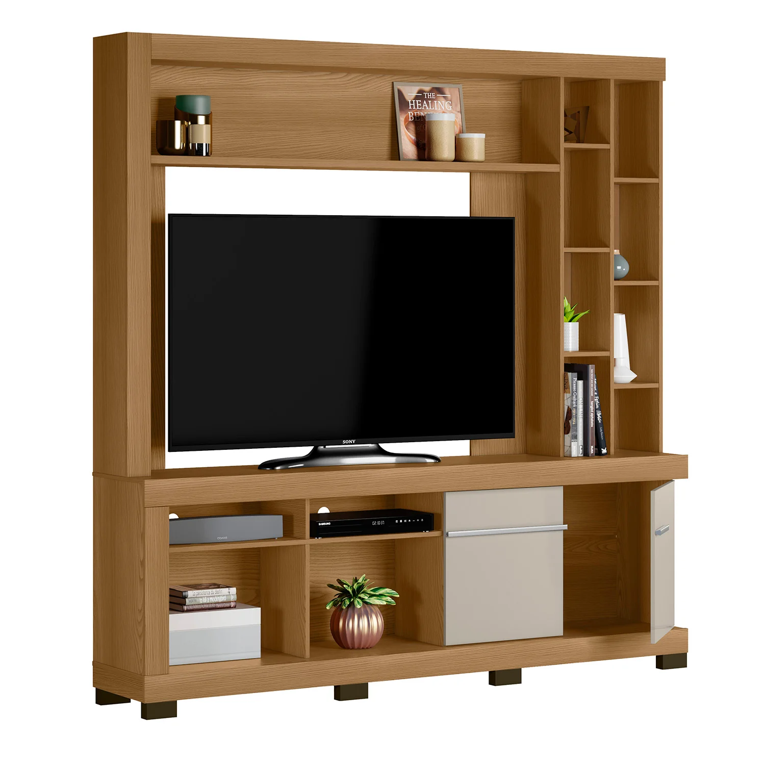 Centro de Entretenimiento Domus Natural, Off White 200X205X37 - Image 5