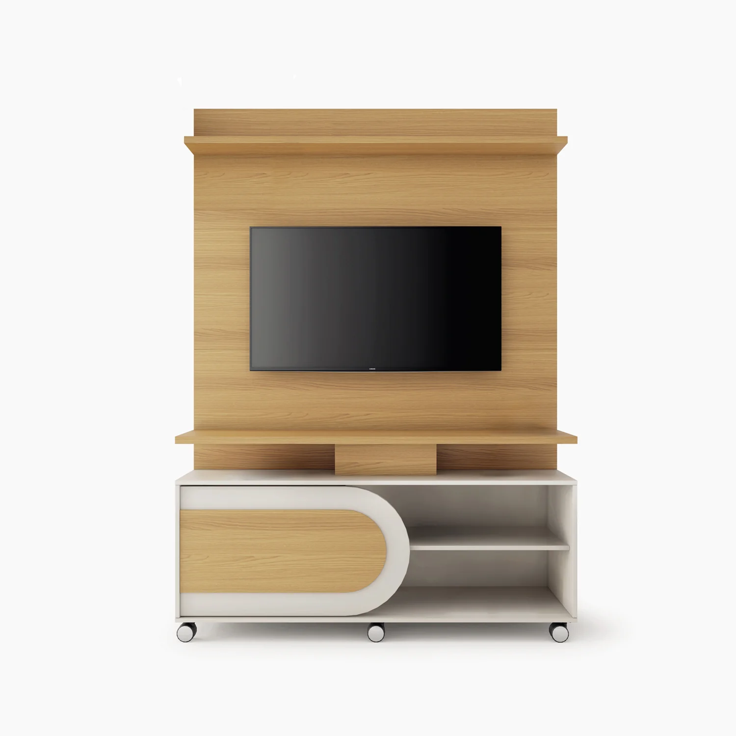 Centro De Entretenimiento Orly  Natural, Off White 136X190X39 - Image 3