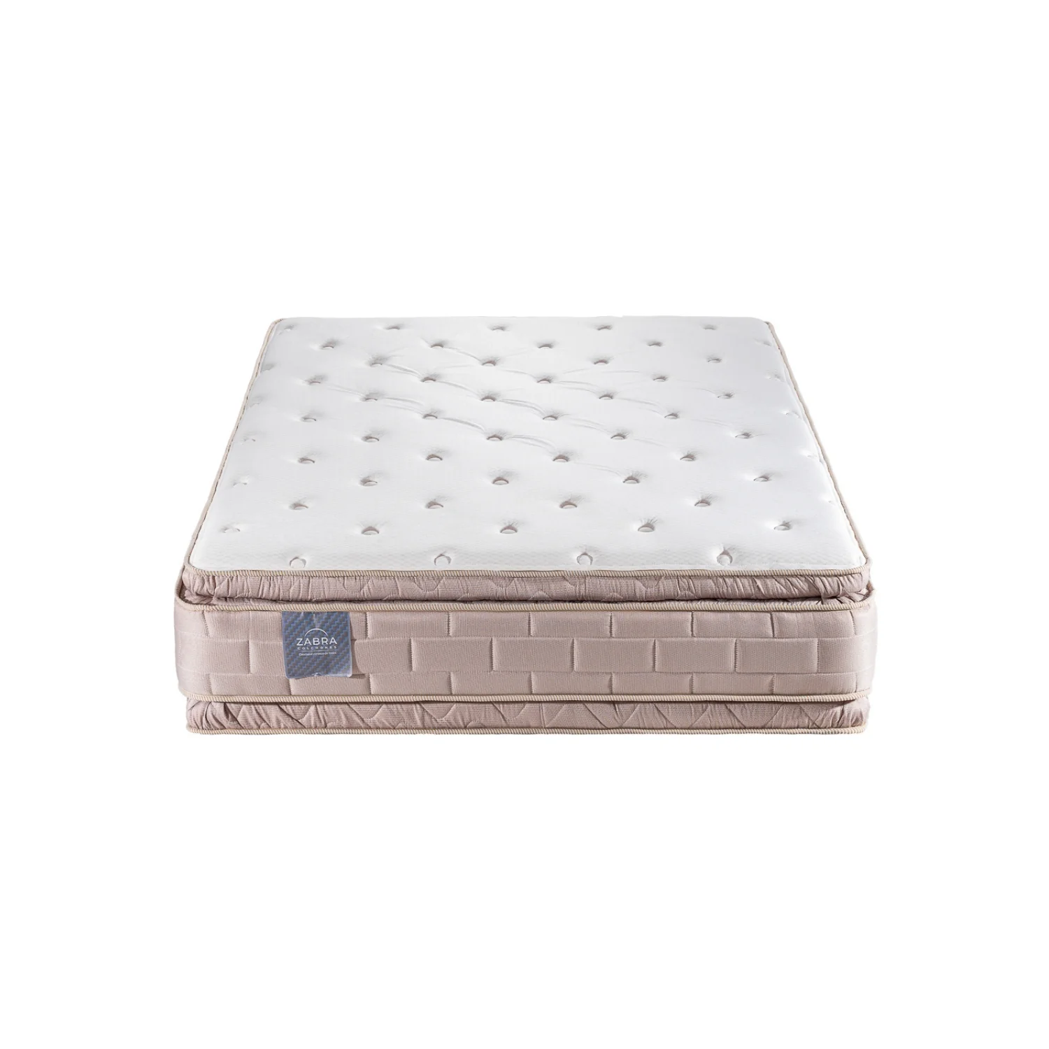 Colchón 1.00 Aurora Beige Doble Pillow Top (Garantía 15 Años)