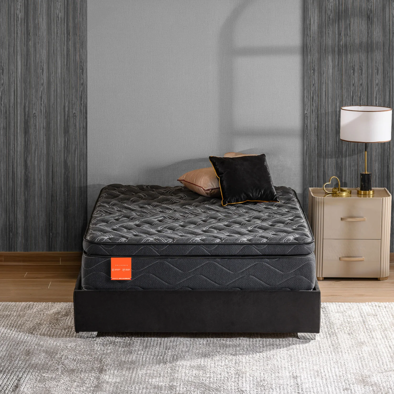 Colchon 100X190X34 Cavalli Pillow Top - Image 3