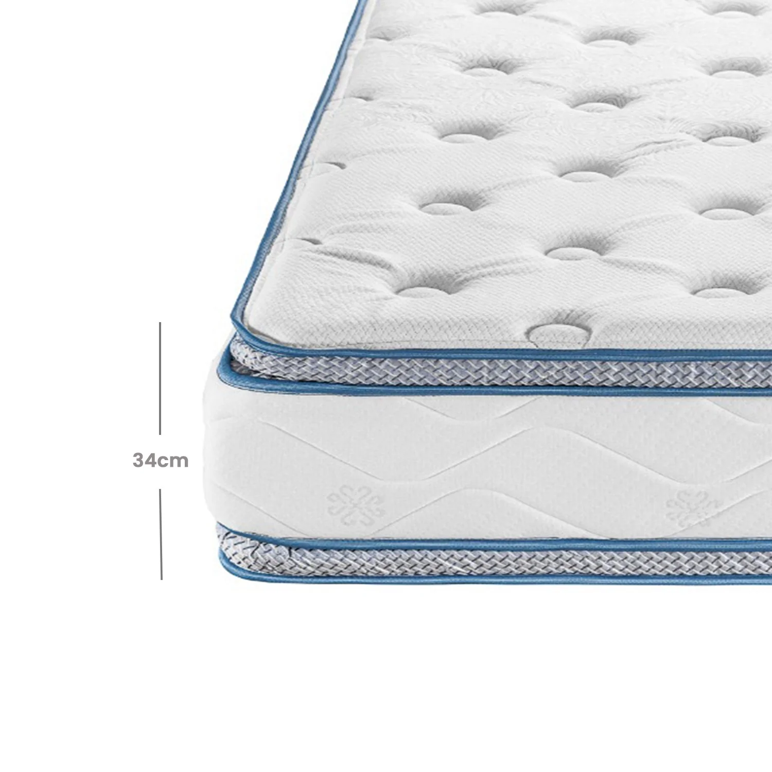 Colchon 140X190X34 Delta Doble Pillow + Colchon Essence 100X190X26 - Image 4