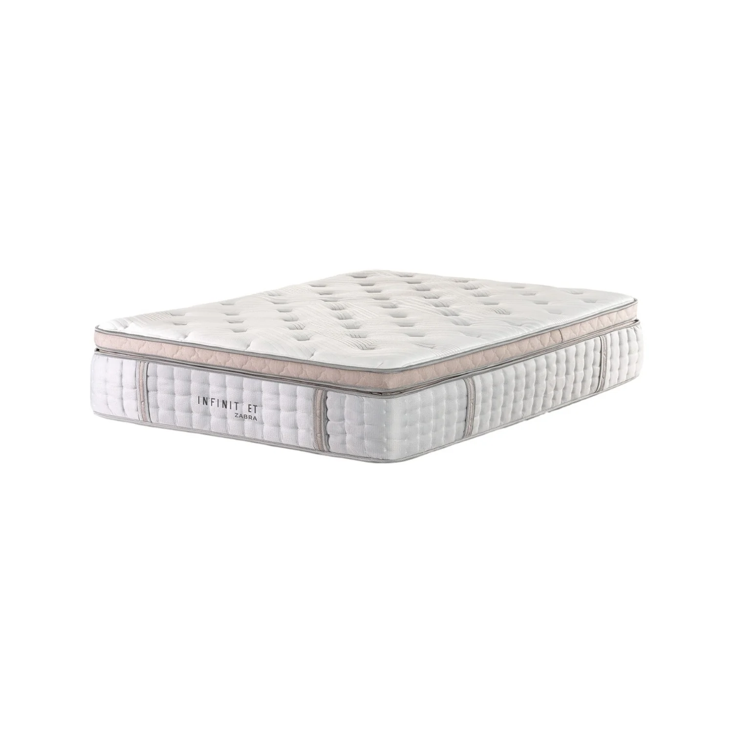 Colchón Doble Infinit Euro Top 140x190  (Garantia 20 años)+ Somier Energy Gris - Image 3
