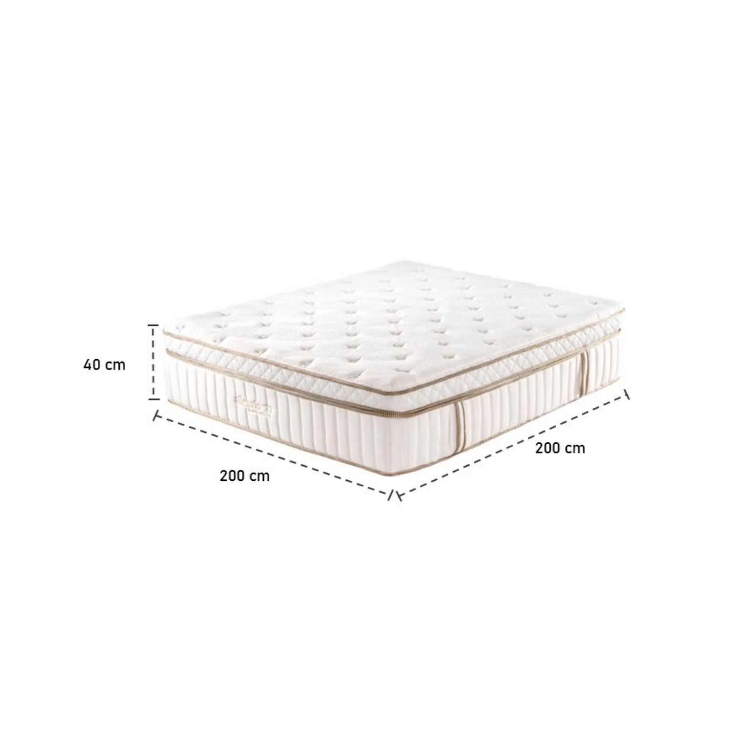 Colchón King Silenzio Deluxe Euro Top (Garantia 25 Años) - Image 8