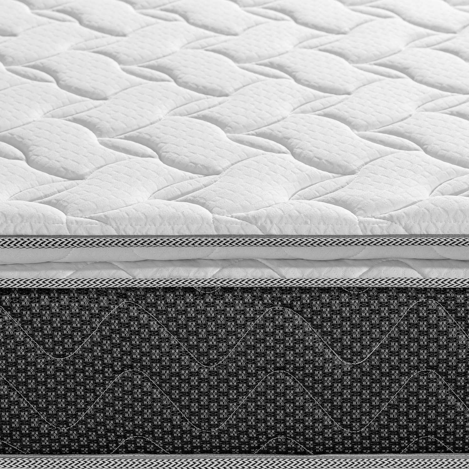 Colchón Semi Doble Berlin New Pillow Top Ortopédico Zabra (Garantía 9 años) - Image 4